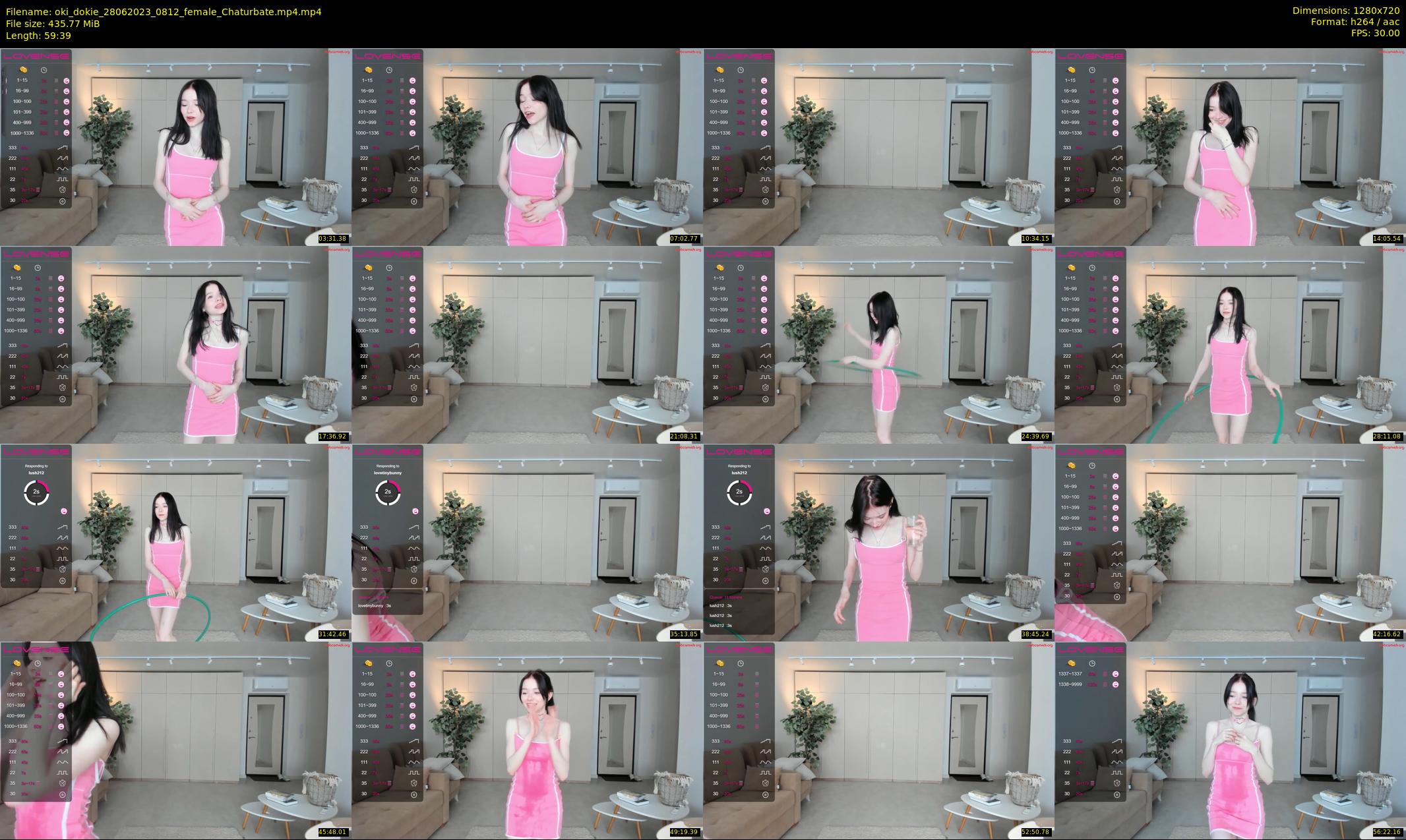 oki_dokie — 60 minute Chaturbate female cam show recording, 720p, Jun 28, 2023