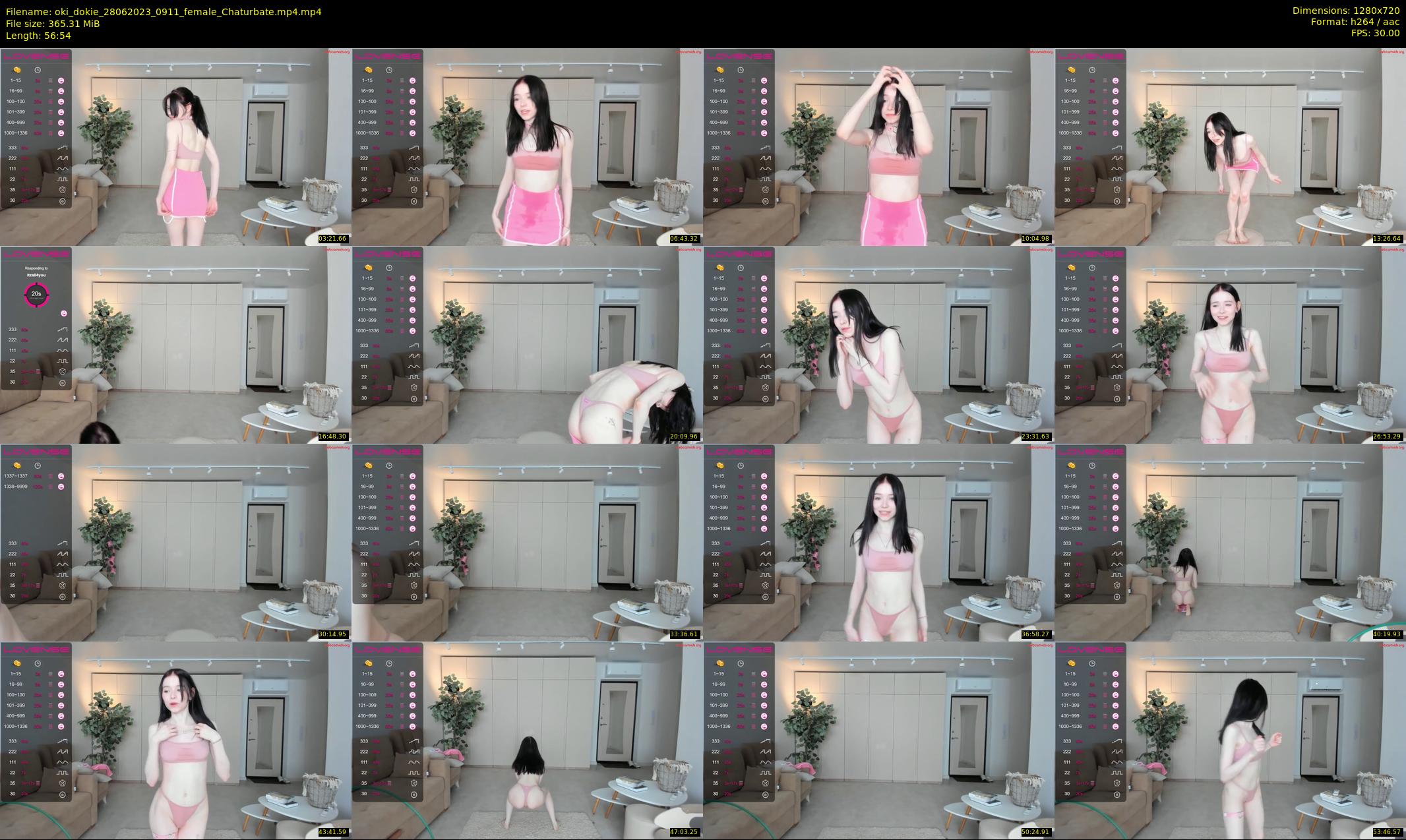 oki_dokie — 57 minute Chaturbate female cam show recording, 720p, Jun 28, 2023