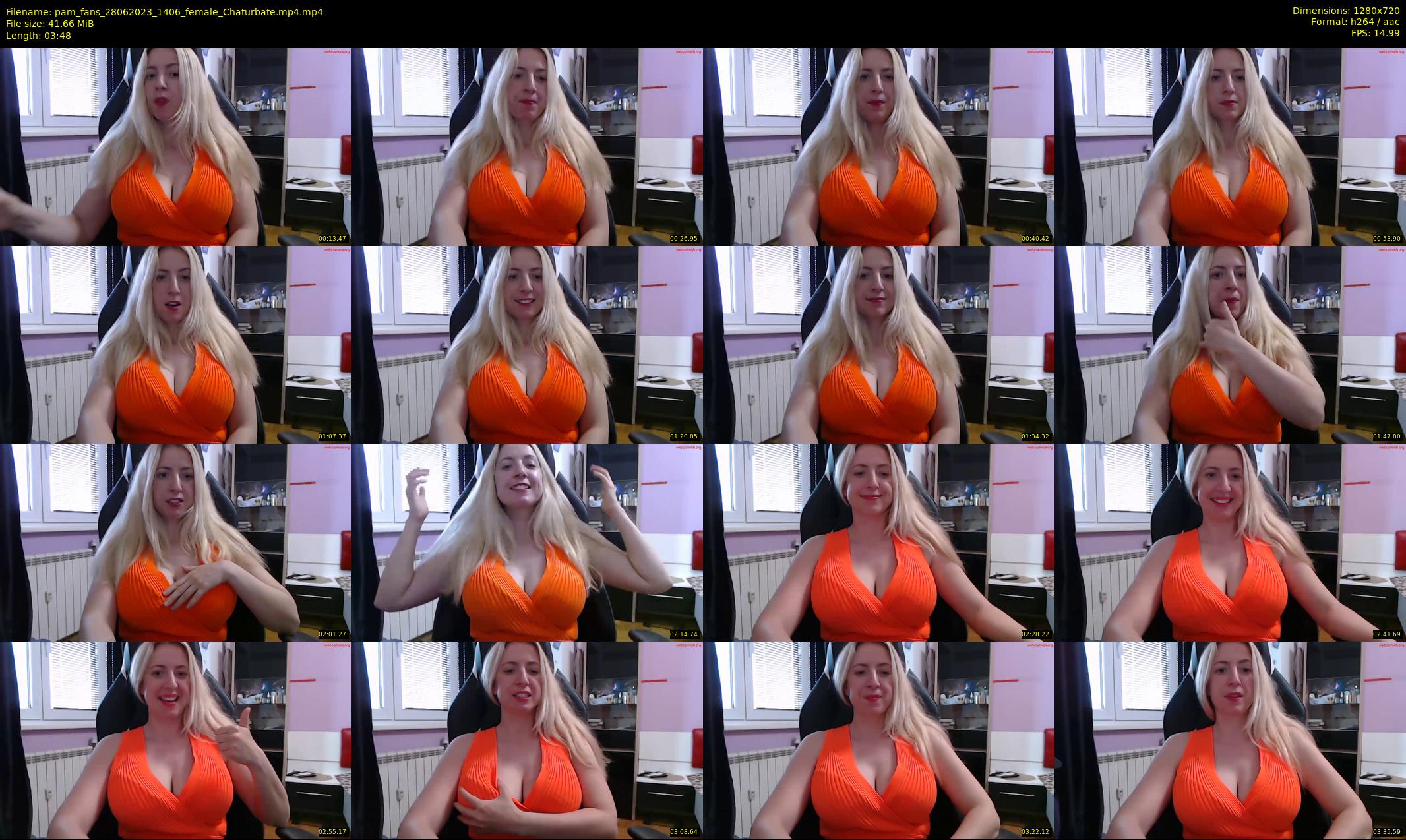 pam_fans — 4 minute Chaturbate female cam show recording, 720p, Jun 28, 2023