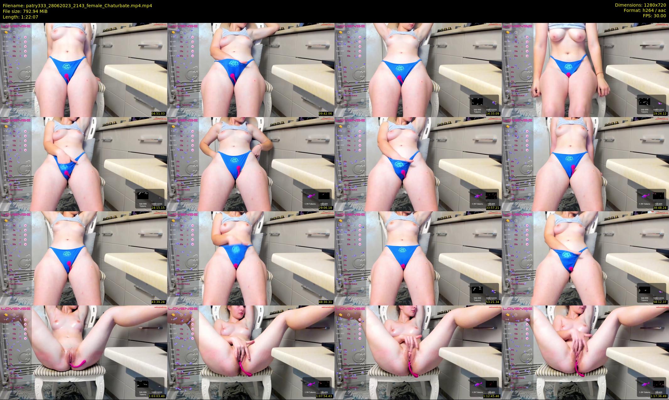patry333 — 83 minute Chaturbate female cam show recording, 720p, Jun 28, 2023