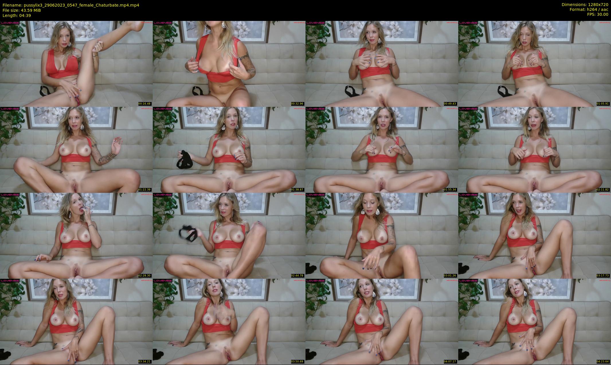 pussylix3 — 5 minute Chaturbate female cam show recording, 720p, Jun 29, 2023