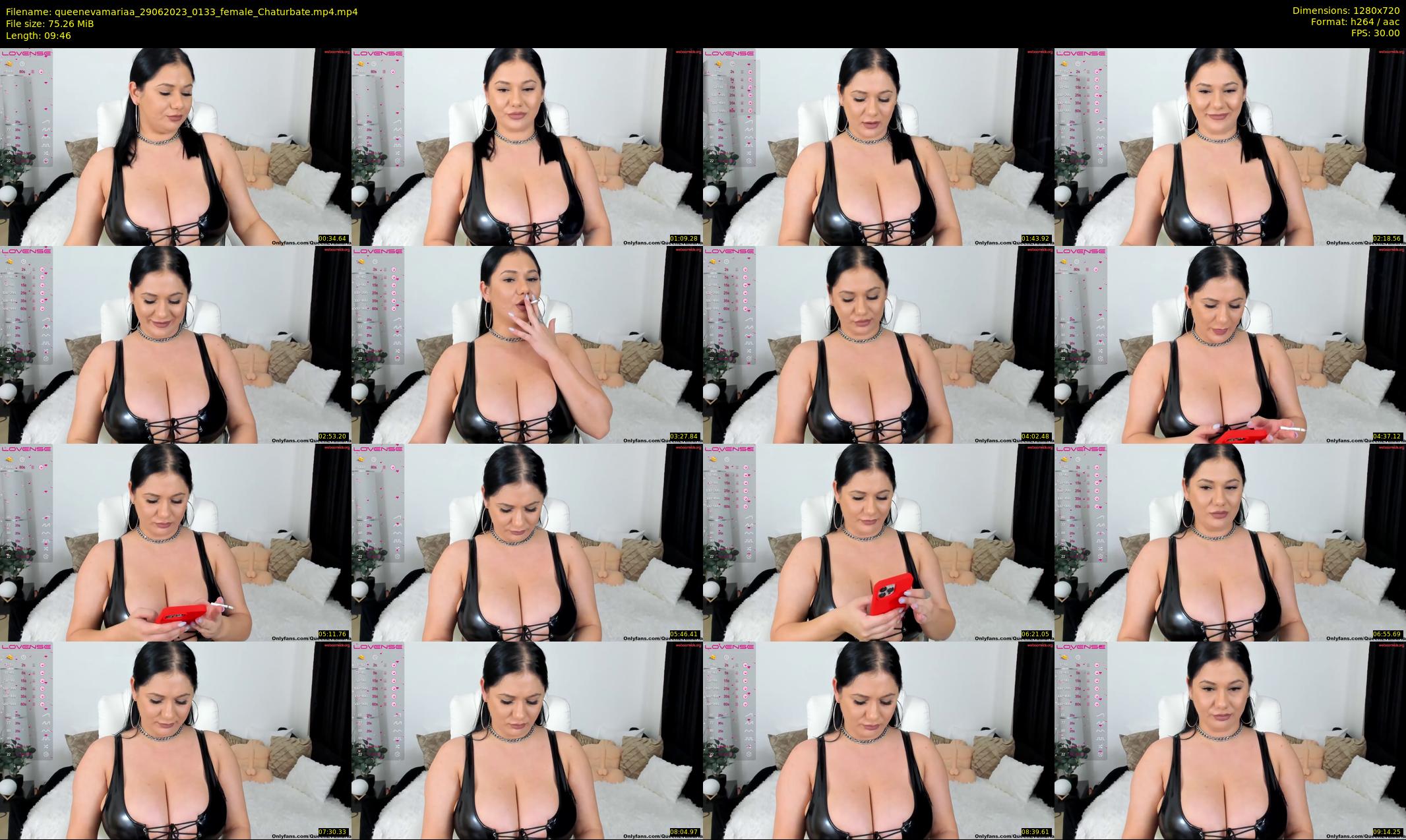 queenevamariaa — 10 minute Chaturbate female cam show recording, 720p, Jun 29, 2023