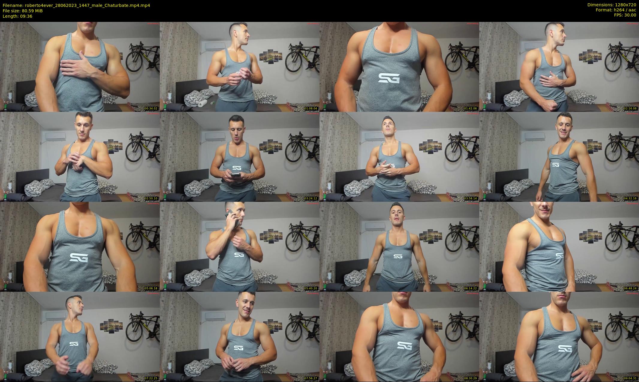 roberto4ever — 10 minute Chaturbate male cam show recording, 720p, Jun 28, 2023
