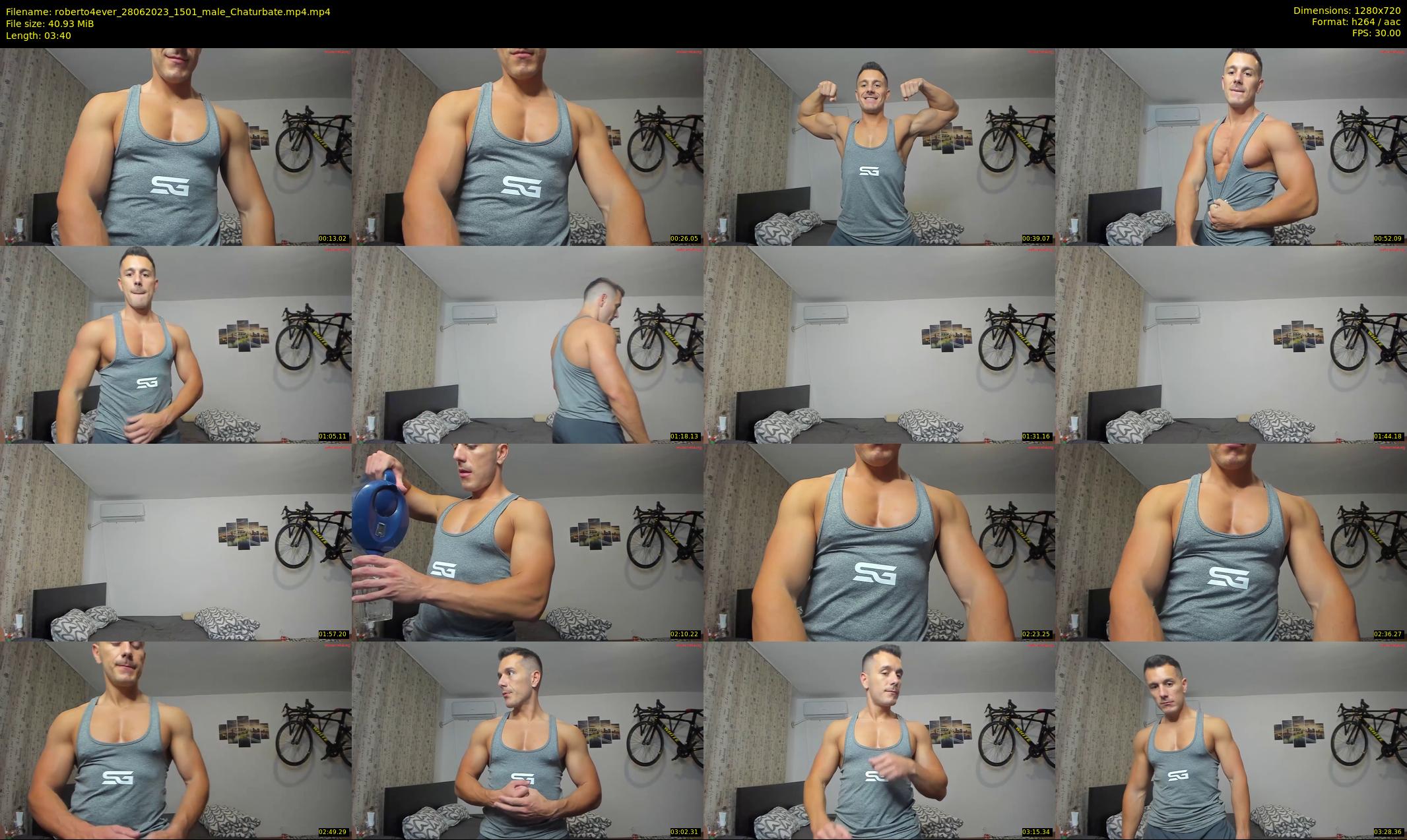 roberto4ever — 4 minute Chaturbate male cam show recording, 720p, Jun 28, 2023