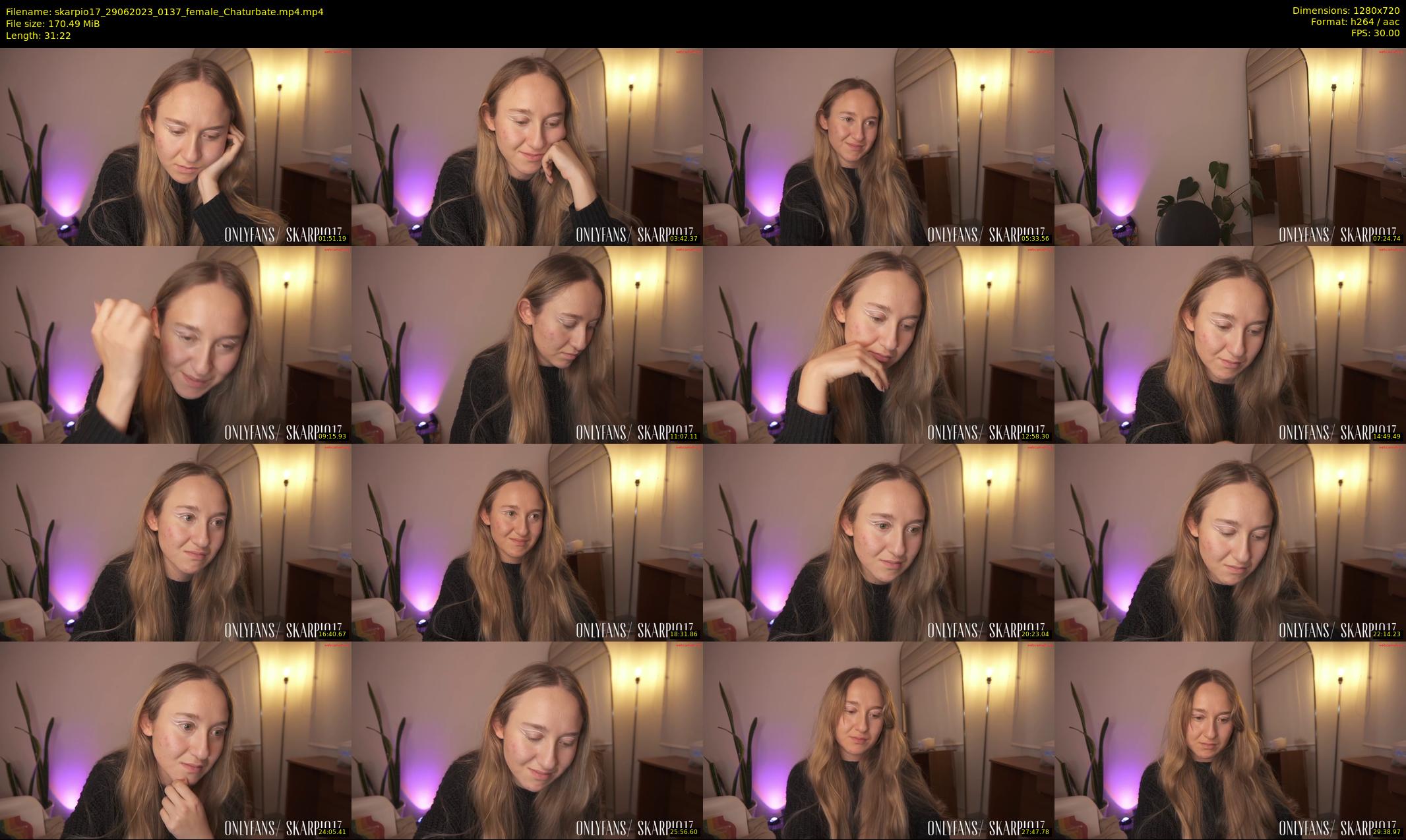 skarpio17 — 32 minute Chaturbate female cam show recording, 720p, Jun 29, 2023