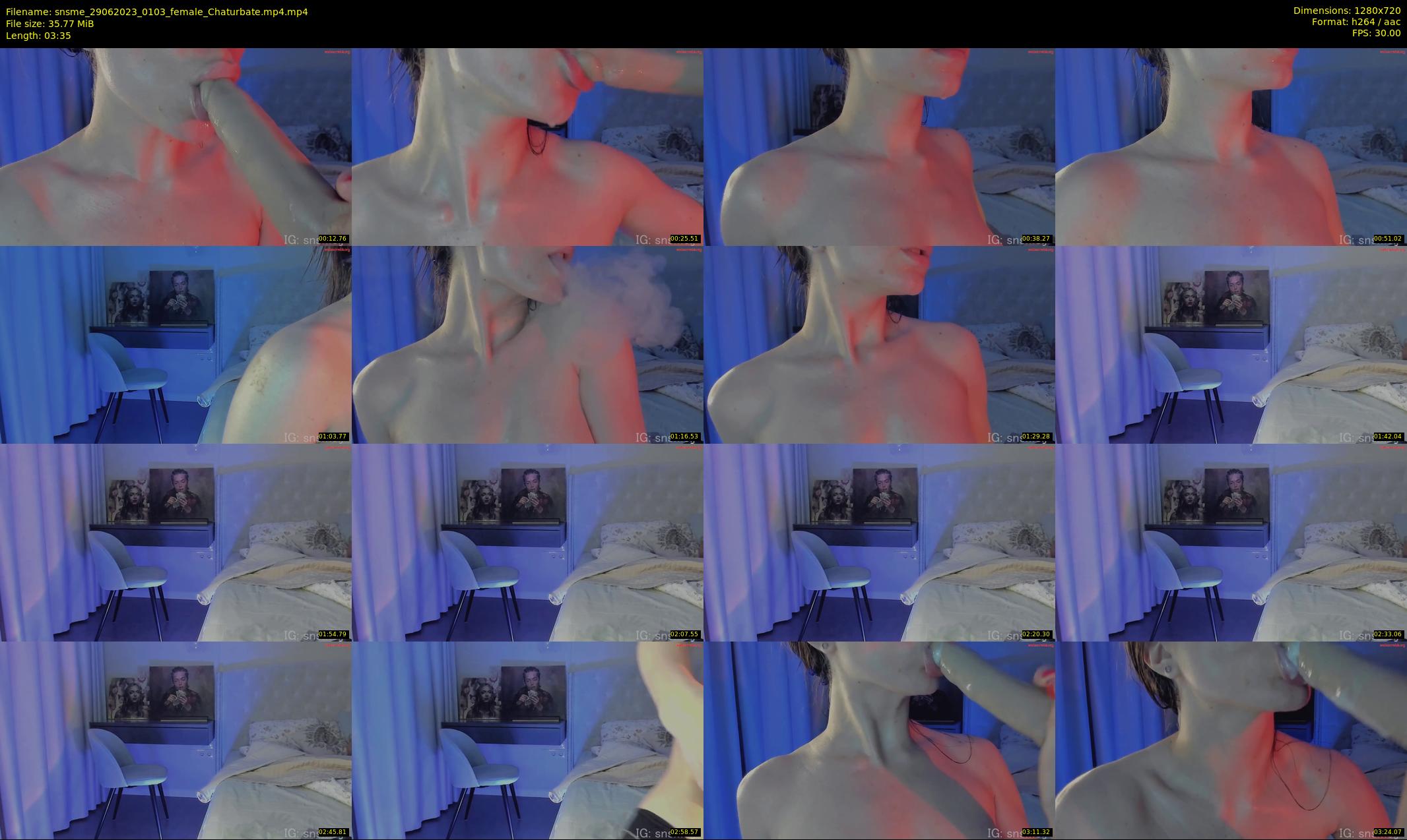 snsme — 4 minute Chaturbate female cam show recording, 720p, Jun 29, 2023