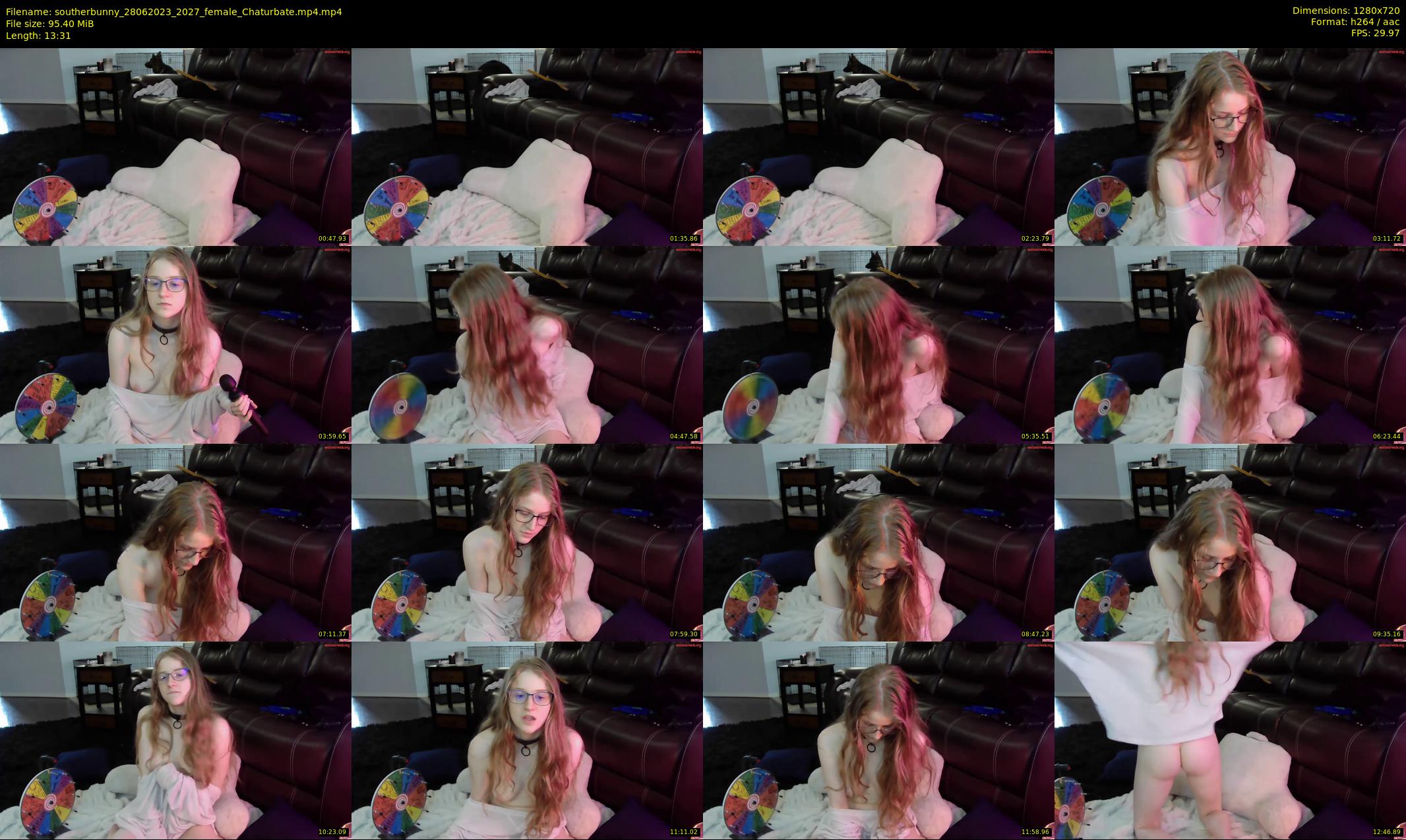 southerbunny — 14 minute Chaturbate female cam show recording, 720p, Jun 28, 2023