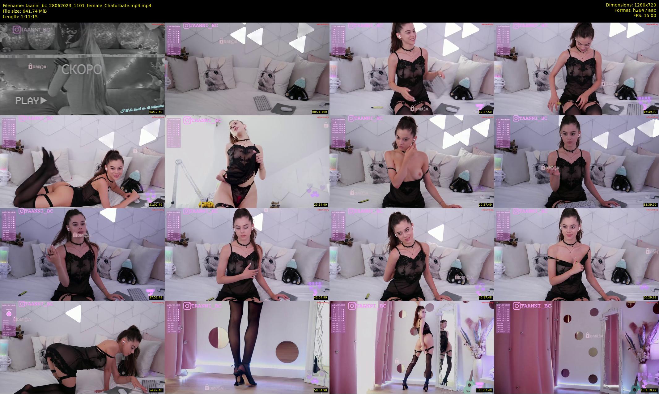 taanni_bc — 72 minute Chaturbate female cam show recording, 720p, Jun 28, 2023