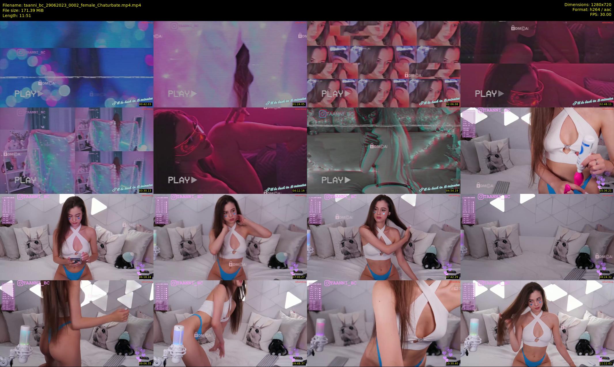 taanni_bc — 12 minute Chaturbate female cam show recording, 720p, Jun 29, 2023