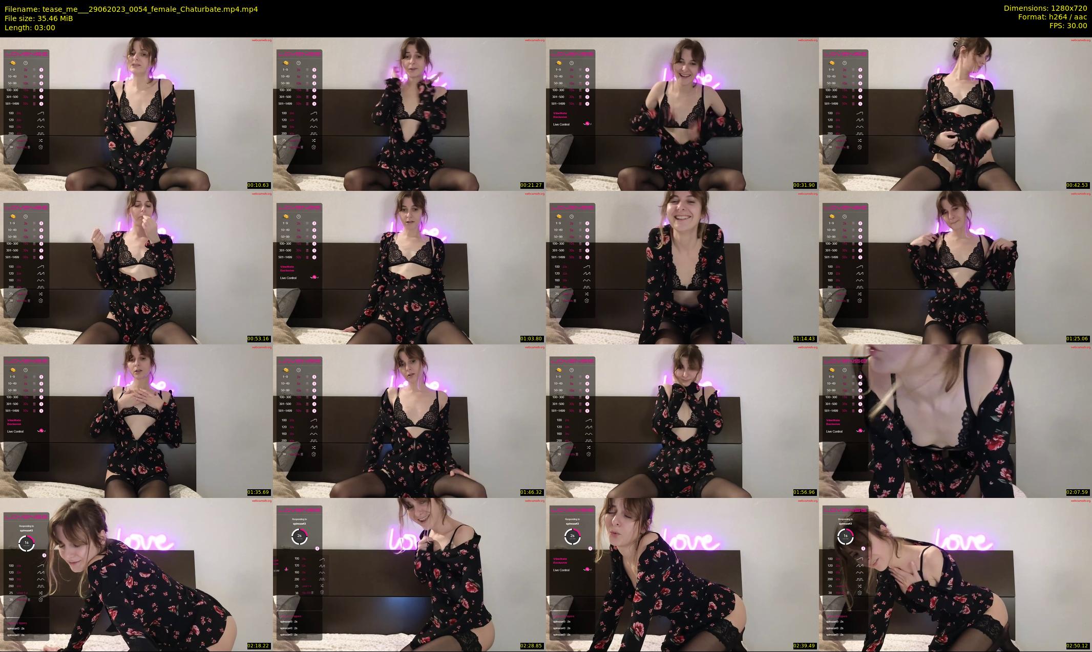 tease_me__ — 3 minute Chaturbate female cam show recording, 720p, Jun 29, 2023