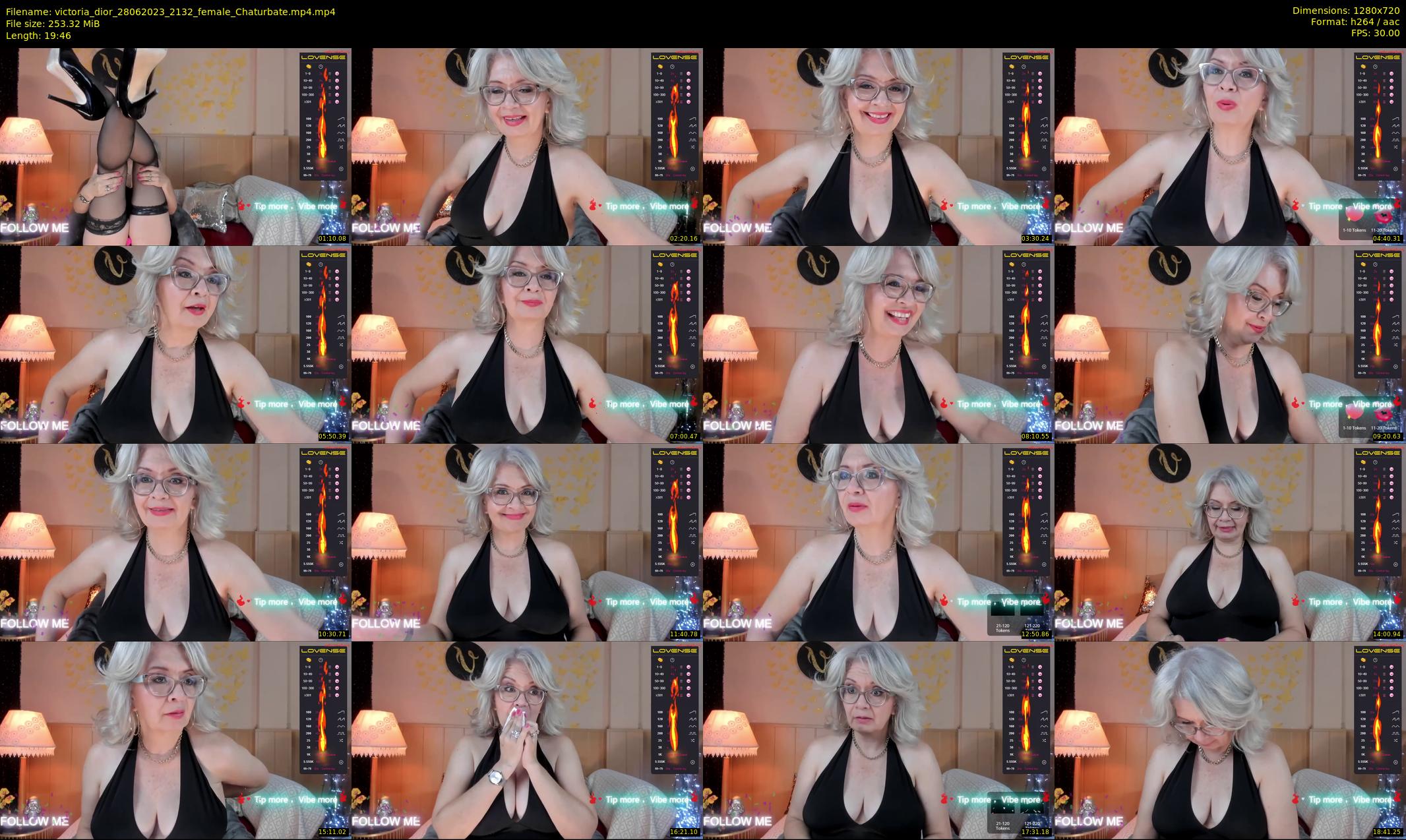 victoria_dior — 20 minute Chaturbate female cam show recording, 720p, Jun 28, 2023
