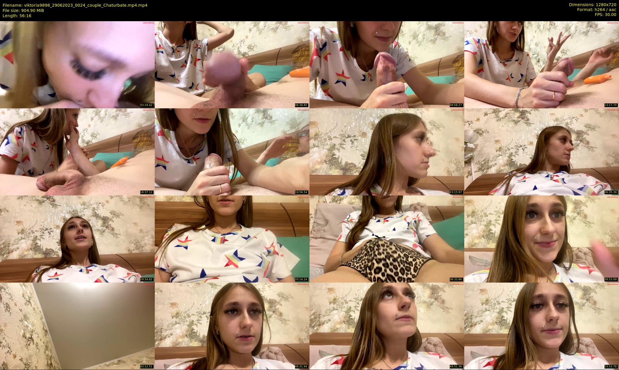 viktoria9898 — 57 minute Chaturbate couple cam show recording, 720p, Jun 29, 2023
