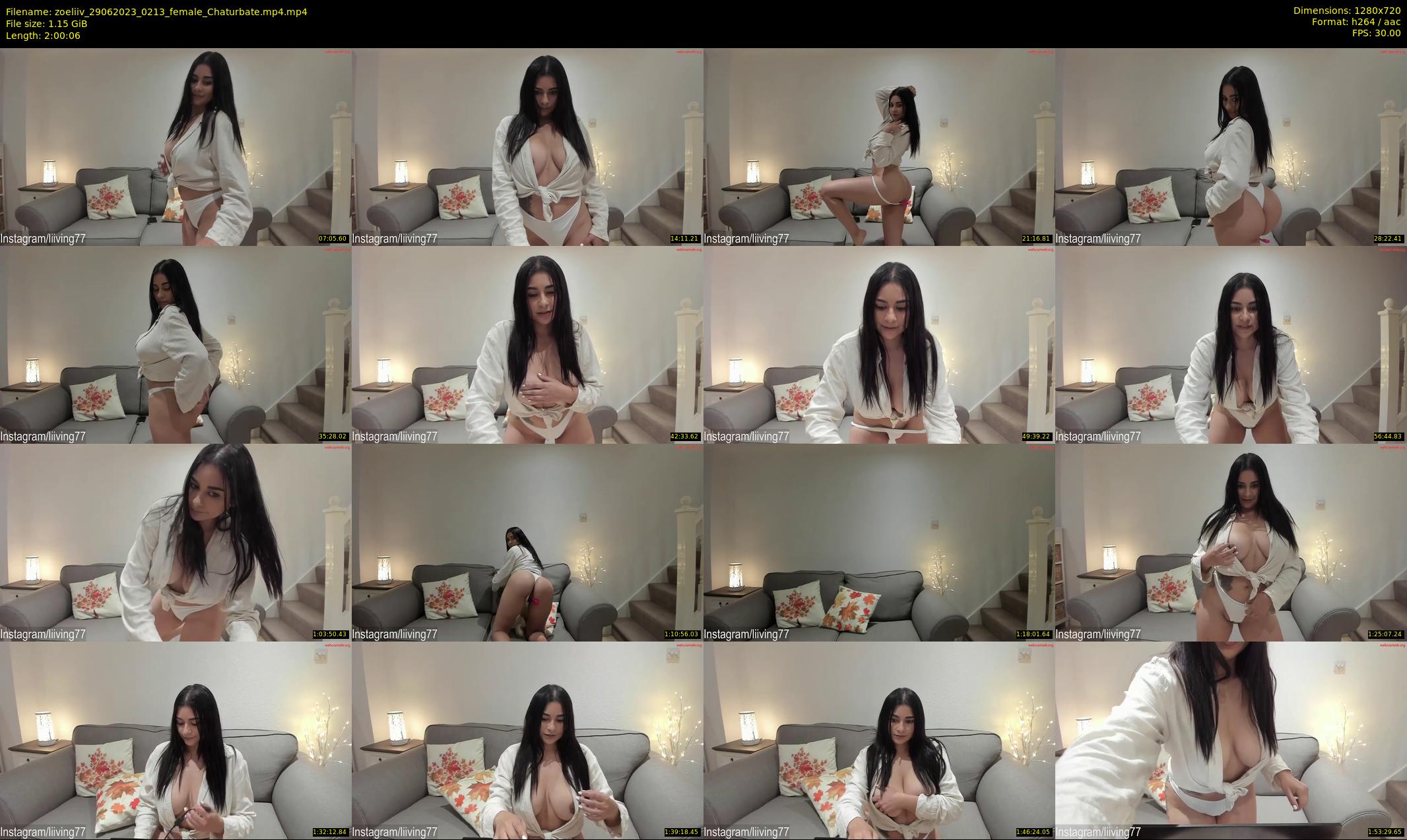 zoeliiv — 121 minute Chaturbate female cam show recording, 720p, Jun 29, 2023