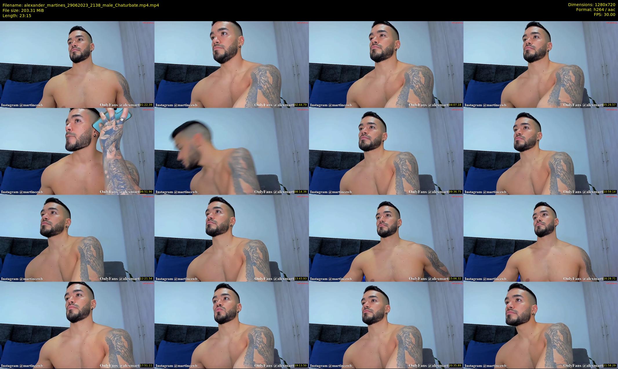 alexander_martines — 24 minute Chaturbate male cam show recording, 720p, Jun 29, 2023