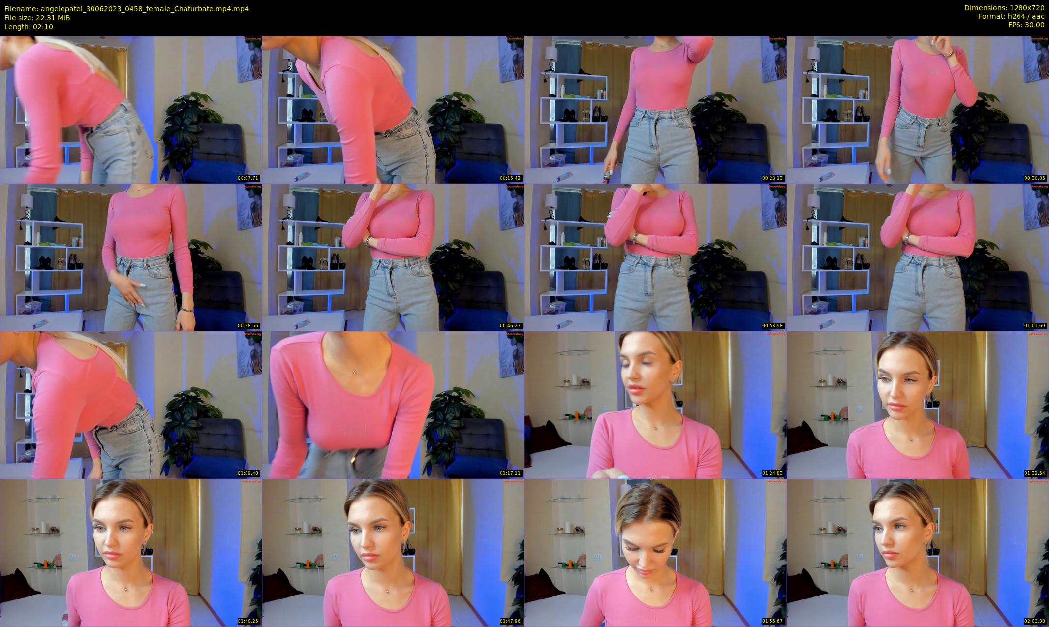 angelepatel — 3 minute Chaturbate female cam show recording, 720p, Jun 30, 2023