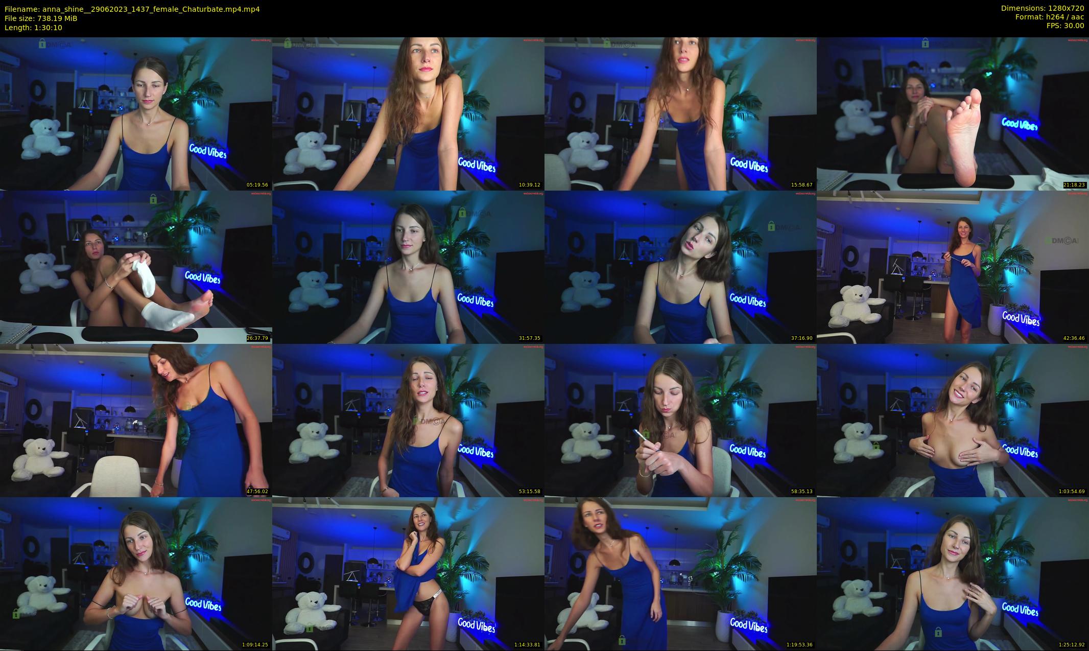 anna_shine_ — 91 minute Chaturbate female cam show recording, 720p, Jun 29, 2023