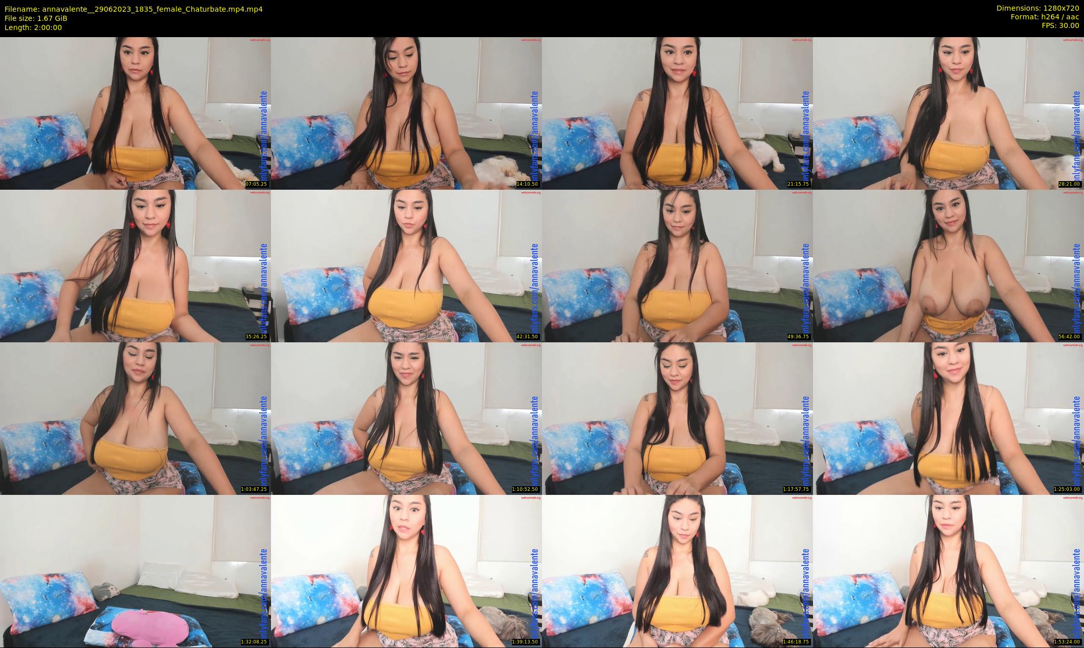 annavalente_ — 120 minute Chaturbate female cam show recording, 720p, Jun 29, 2023