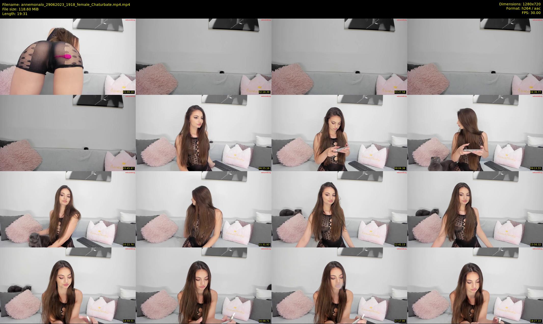 annemonalo — 20 minute Chaturbate female cam show recording, 720p, Jun 29, 2023
