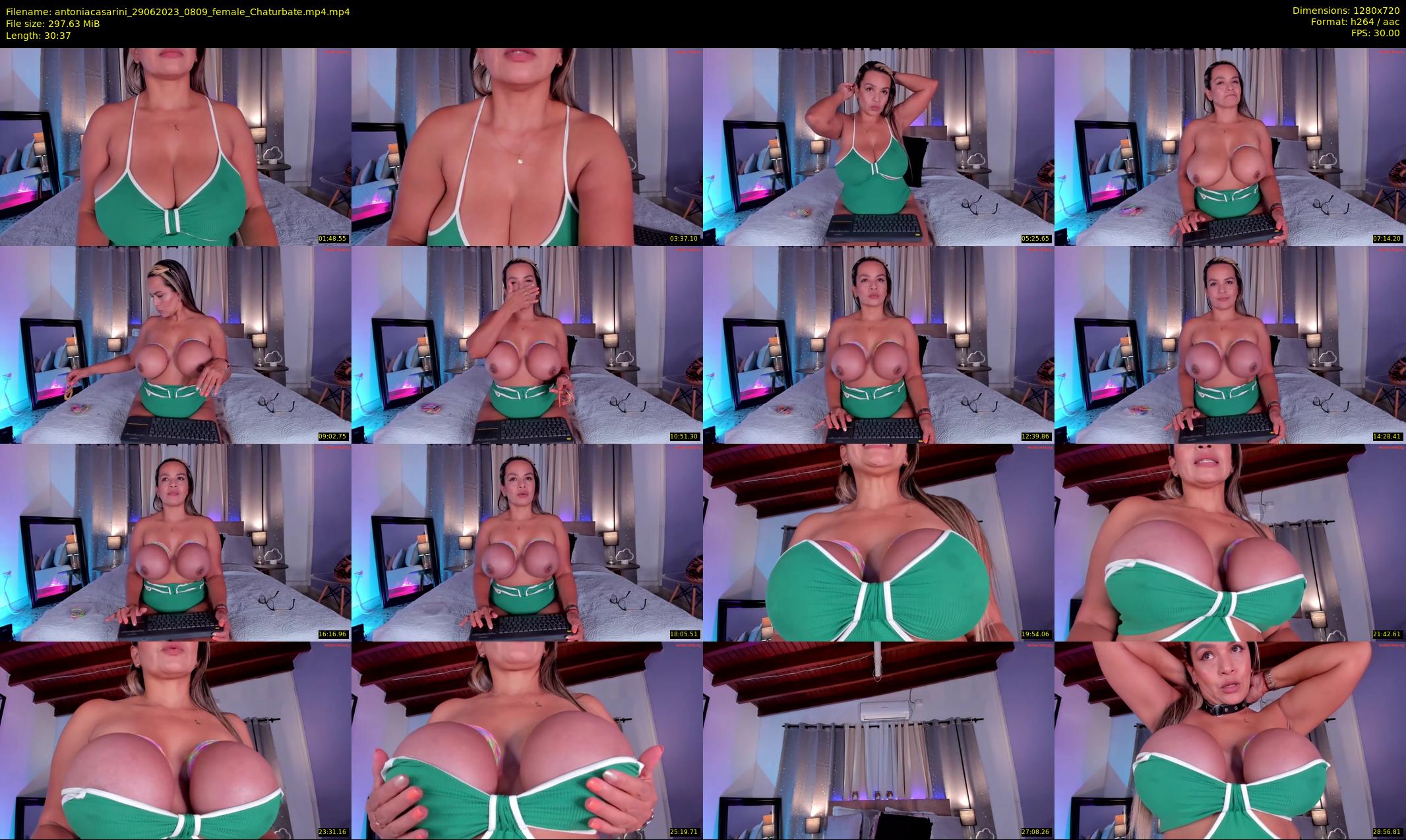 antoniacasarini — 31 minute Chaturbate female cam show recording, 720p, Jun 29, 2023