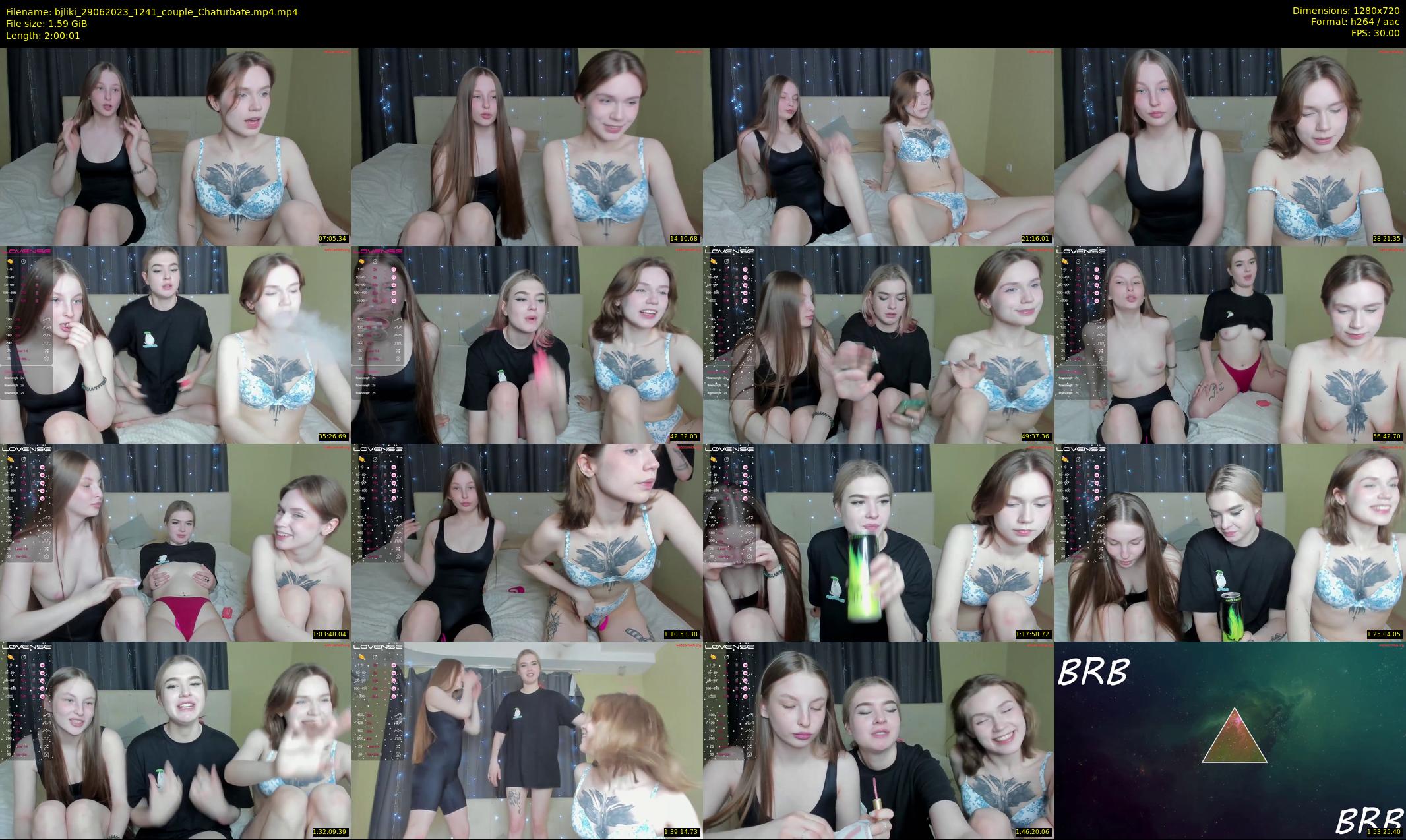bjliki — 121 minute Chaturbate couple cam show recording, 720p, Jun 29, 2023