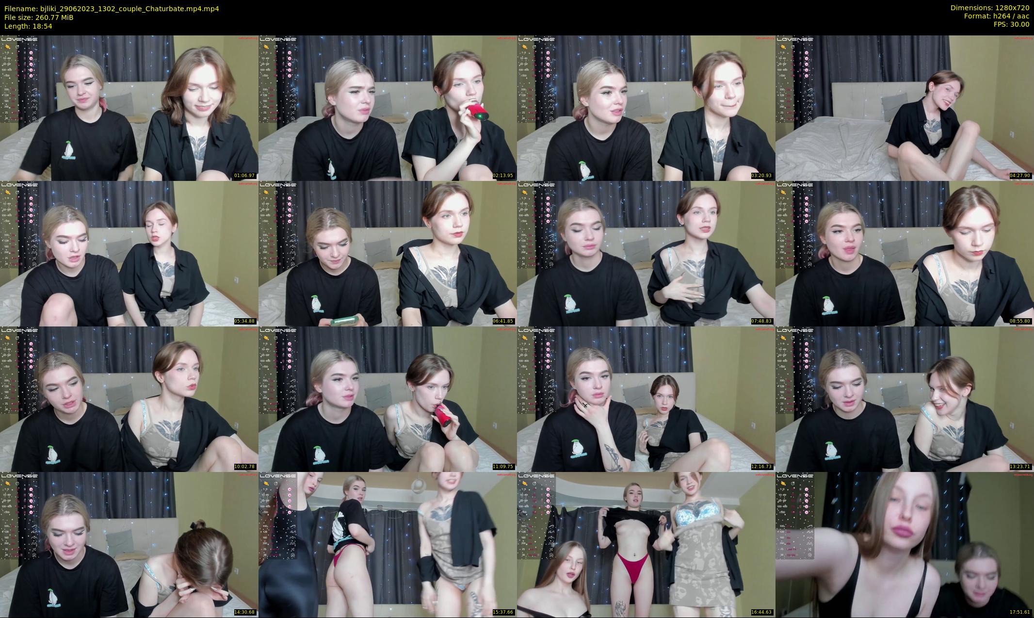 bjliki — 19 minute Chaturbate couple cam show recording, 720p, Jun 29, 2023