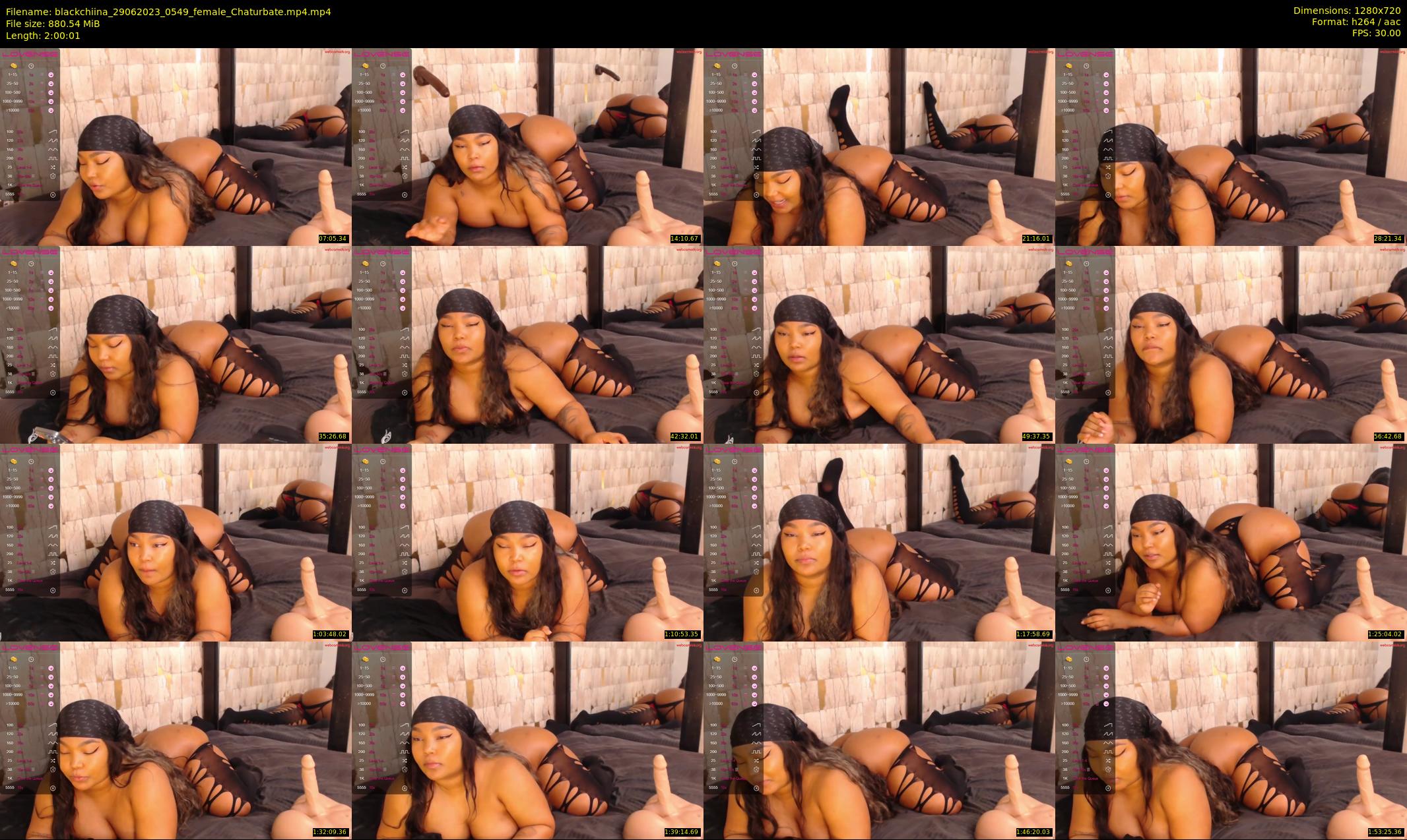blackchiina — 121 minute Chaturbate female cam show recording, 720p, Jun 29, 2023