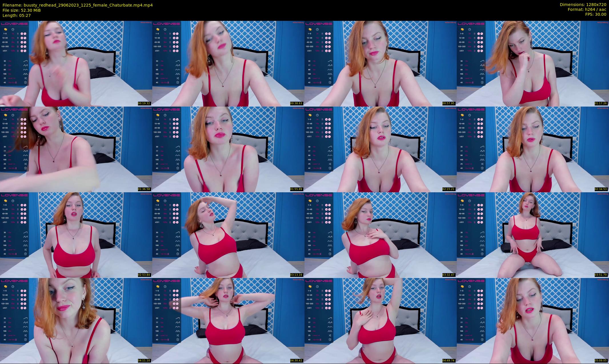buusty_redhead — 6 minute Chaturbate female cam show recording, 720p, Jun 29, 2023