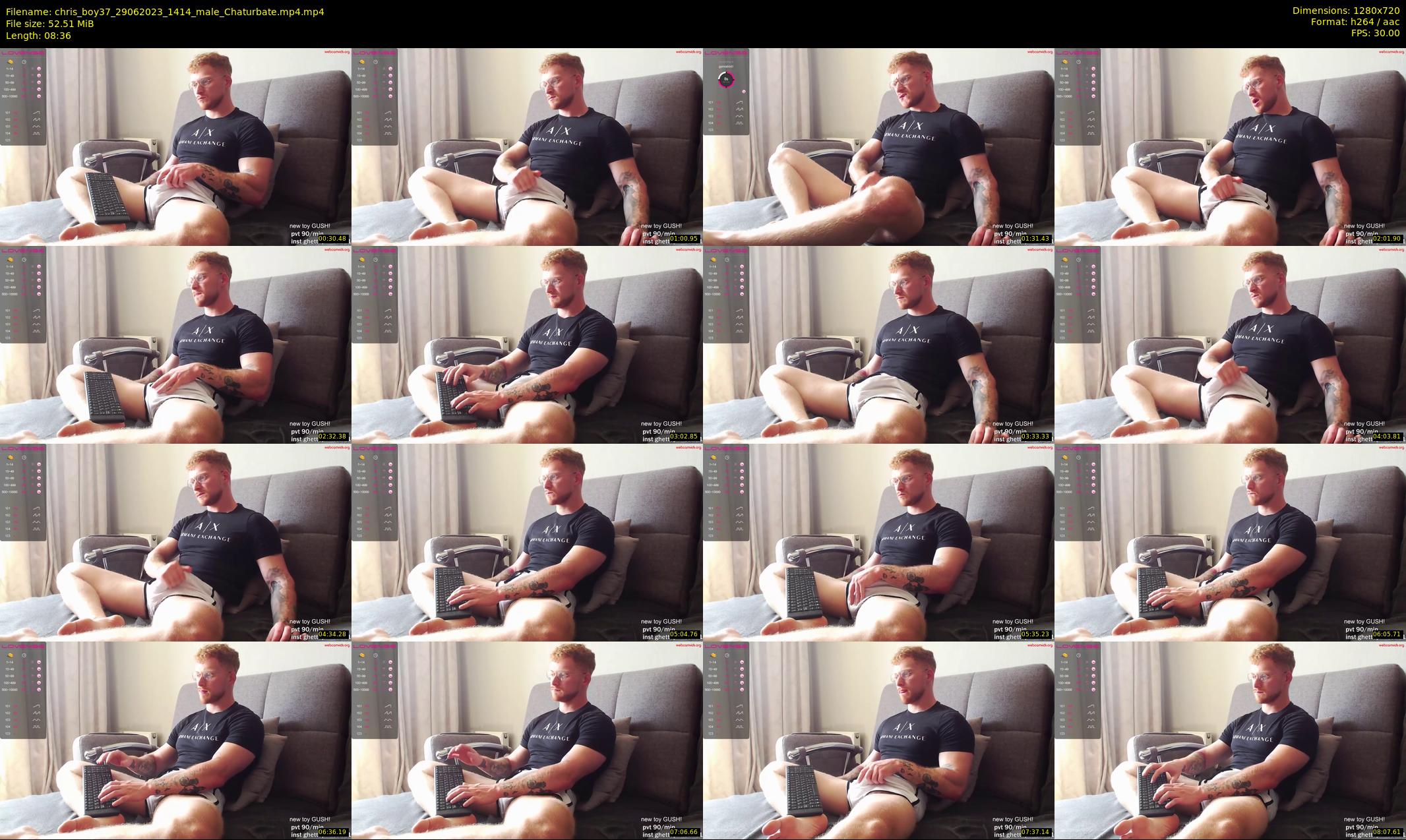 chris_boy37 — 9 minute Chaturbate male cam show recording, 720p, Jun 29, 2023