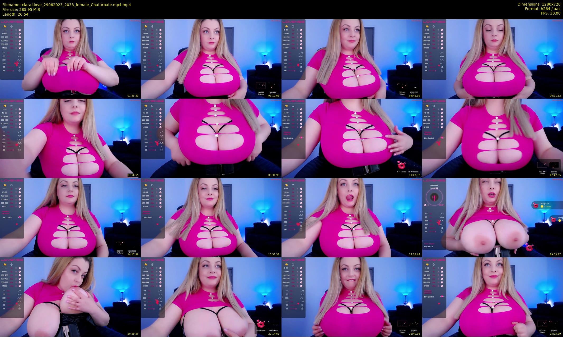 clara4love — 27 minute Chaturbate female cam show recording, 720p, Jun 29, 2023