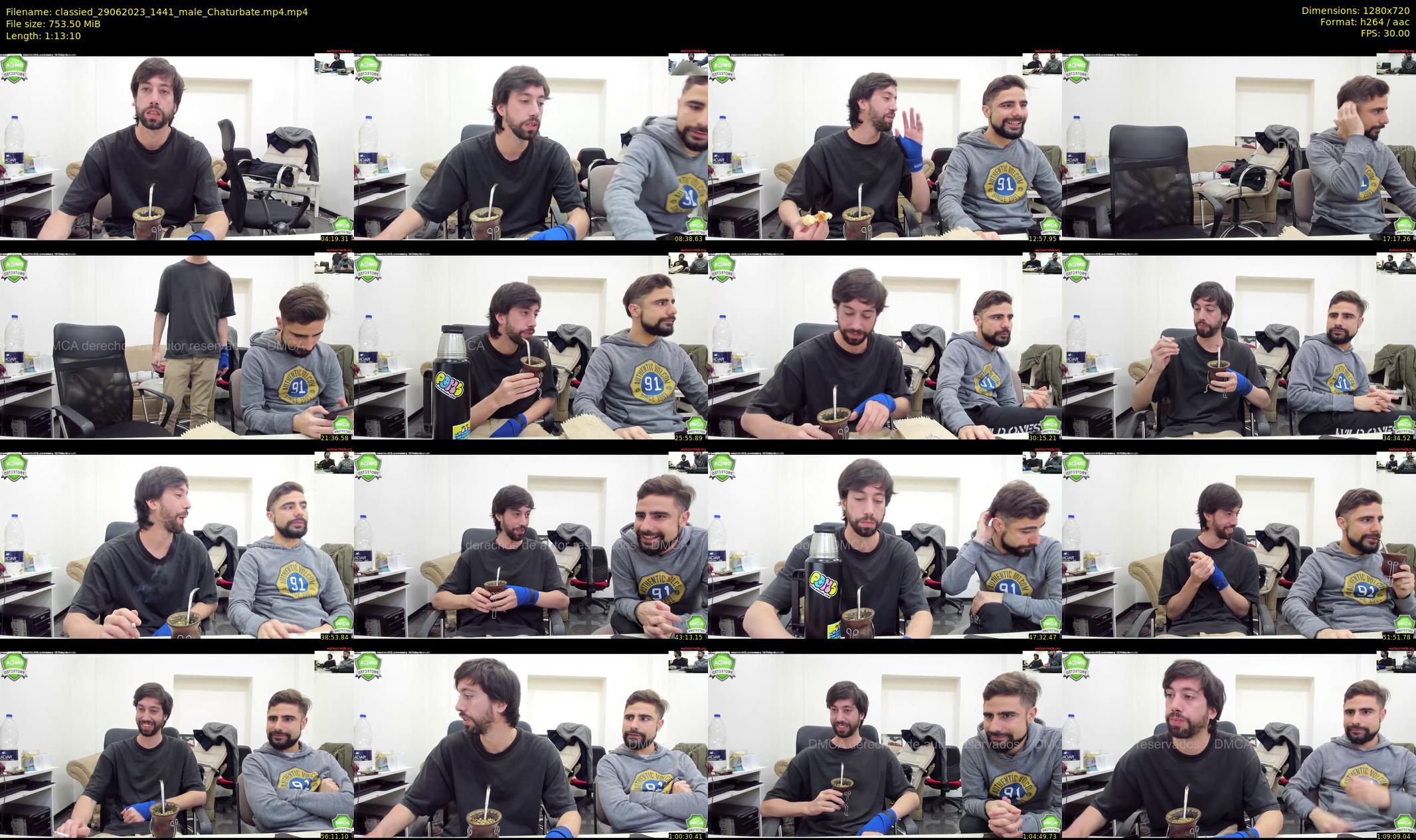 classied — 74 minute Chaturbate male cam show recording, 720p, Jun 29, 2023