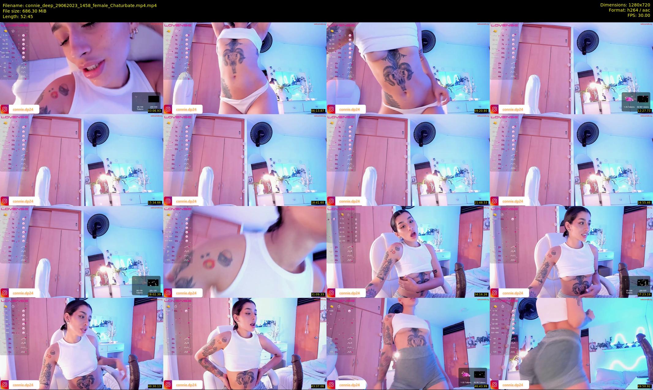 connie_deep — 53 minute Chaturbate female cam show recording, 720p, Jun 29, 2023