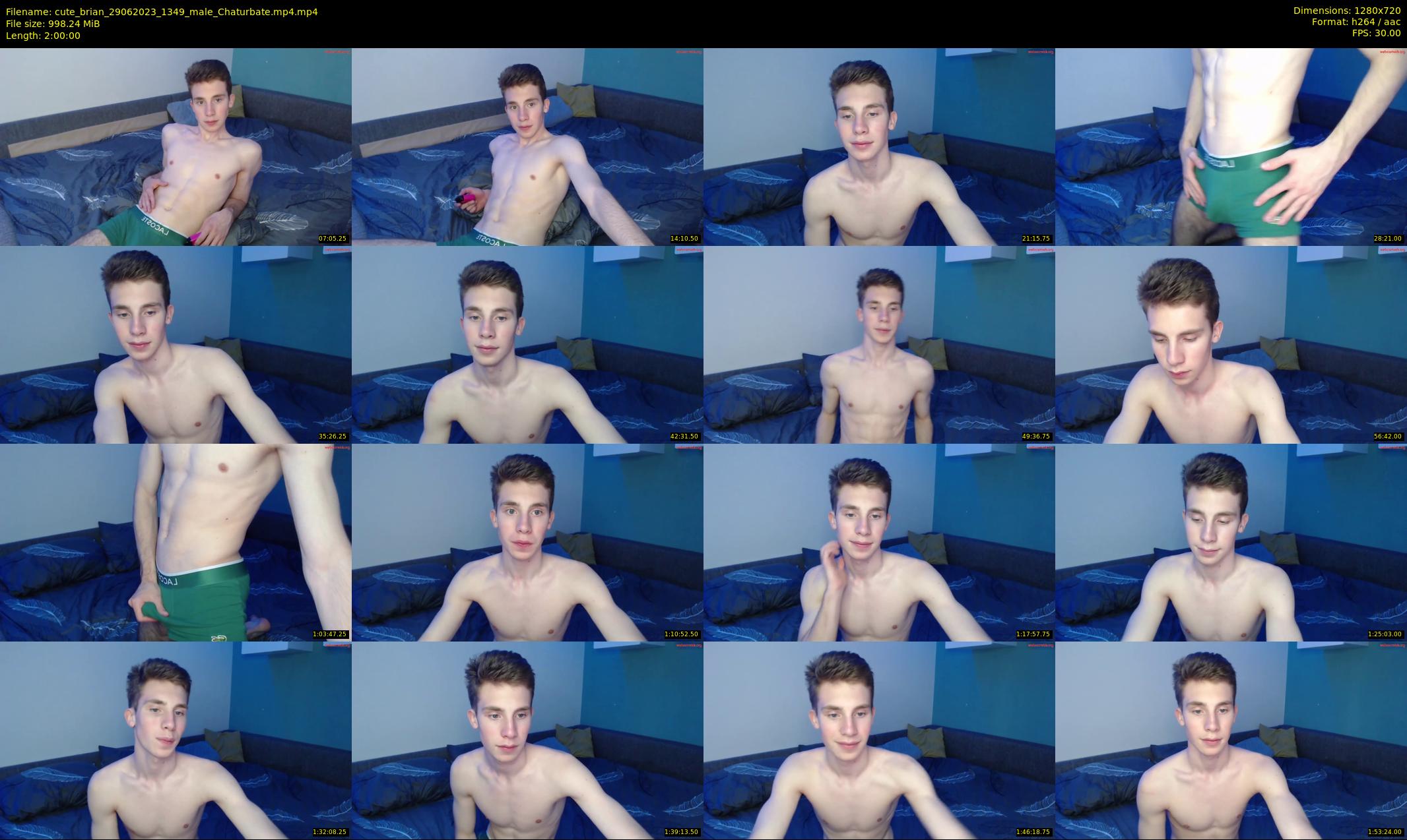 cute_brian — 120 minute Chaturbate male cam show recording, 720p, Jun 29, 2023