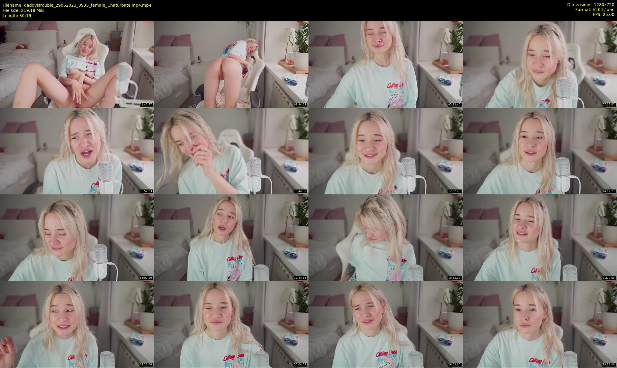 daddystrouble — 31 minute Chaturbate female cam show recording, 720p, Jun 29, 2023