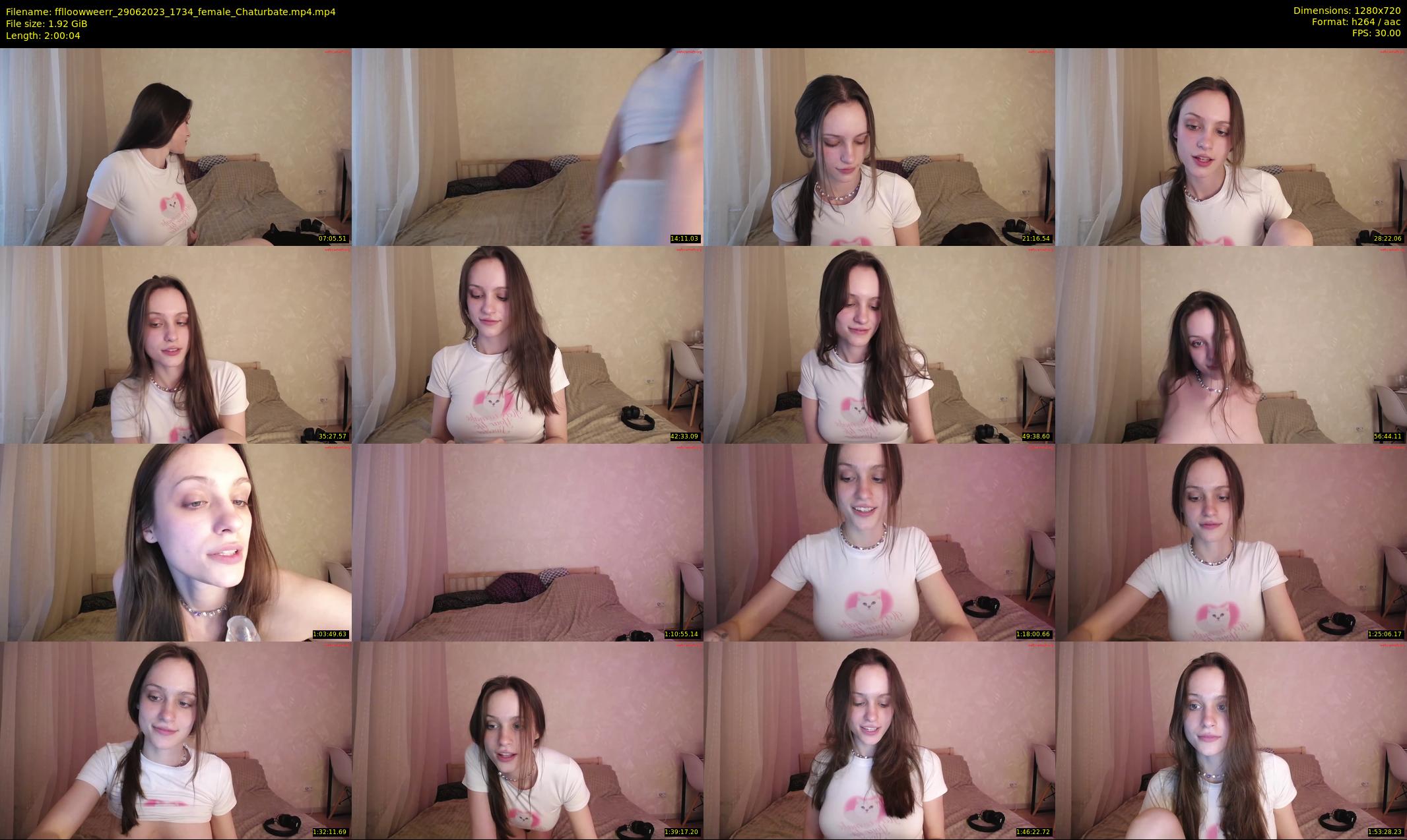 fflloowweerr — 121 minute Chaturbate couple cam show recording, 720p, Jun 29, 2023
