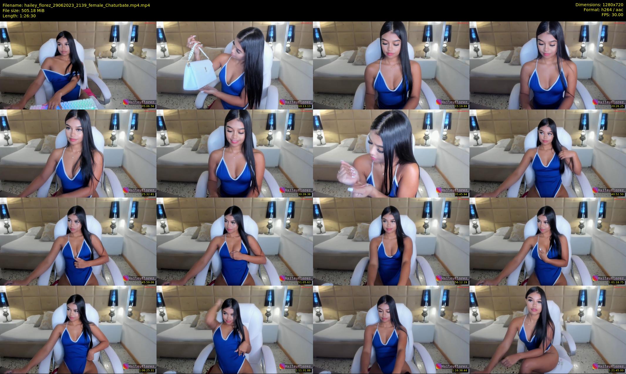 hailey_florez — 87 minute Chaturbate female cam show recording, 720p, Jun 29, 2023