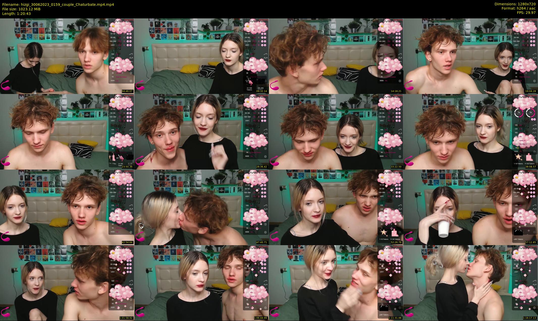 hizgi — 81 minute Chaturbate couple cam show recording, 720p, Jun 30, 2023