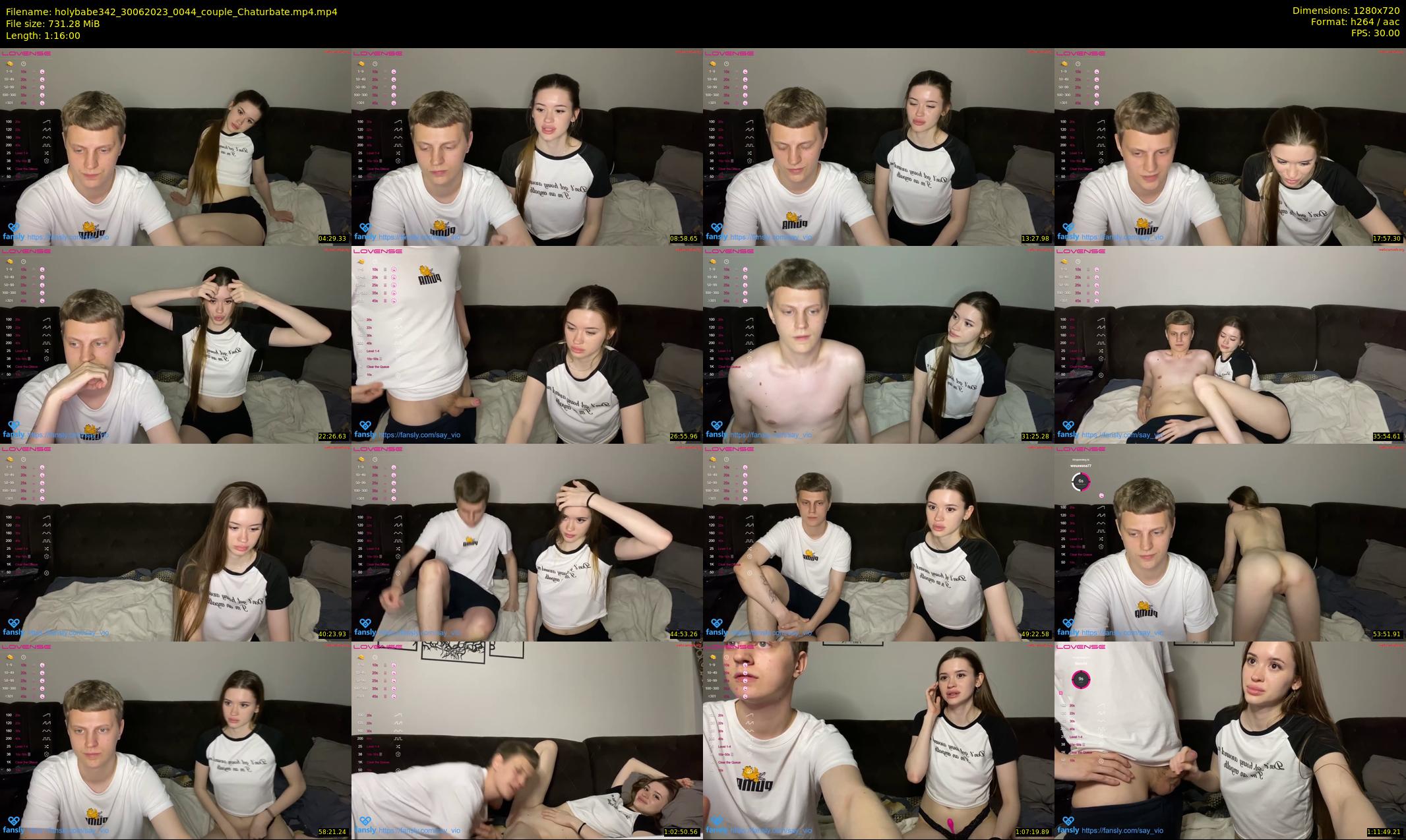 holybabe342 — 76 minute Chaturbate couple cam show recording, 720p, Jun 30, 2023