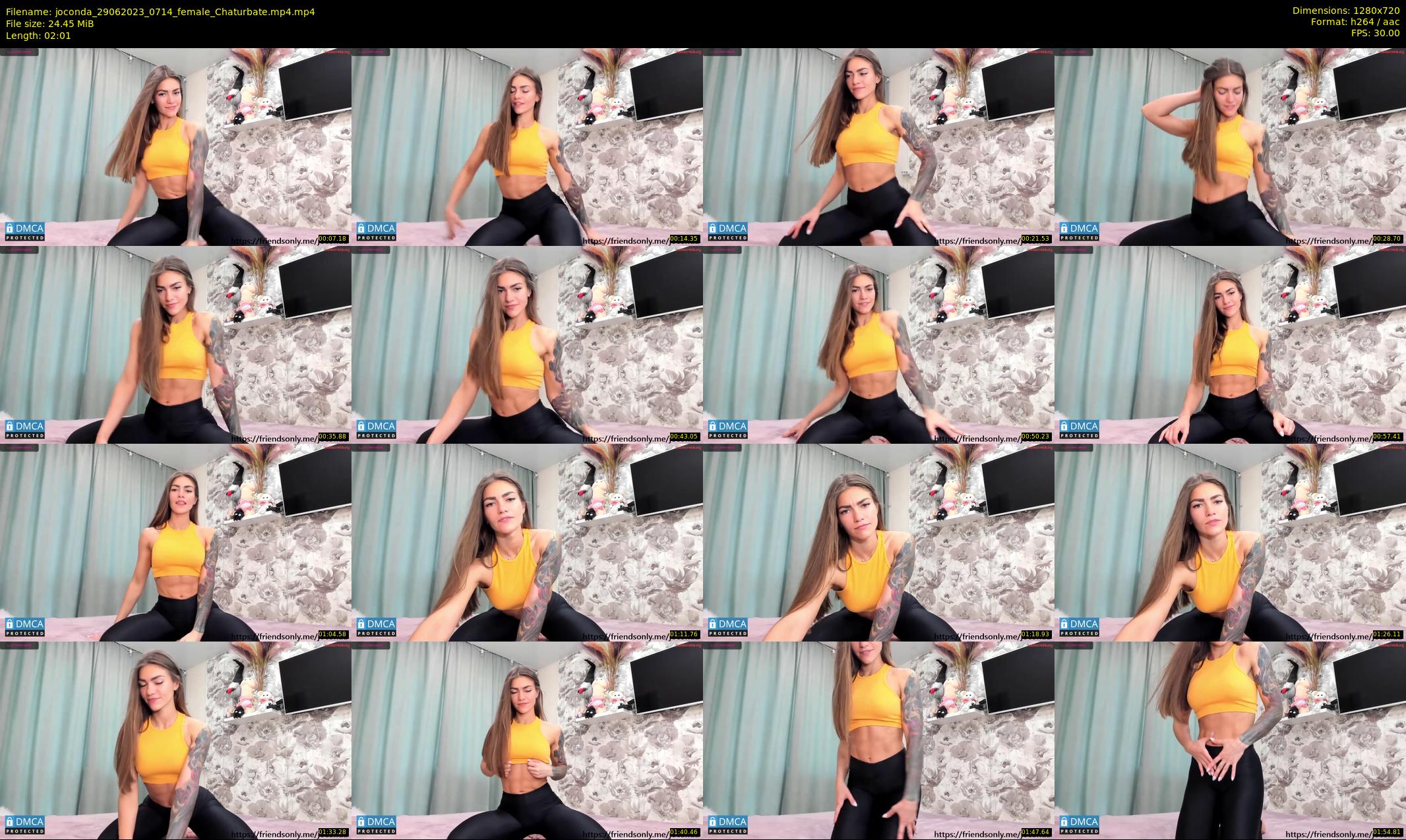 joconda — 3 minute Chaturbate female cam show recording, 720p, Jun 29, 2023