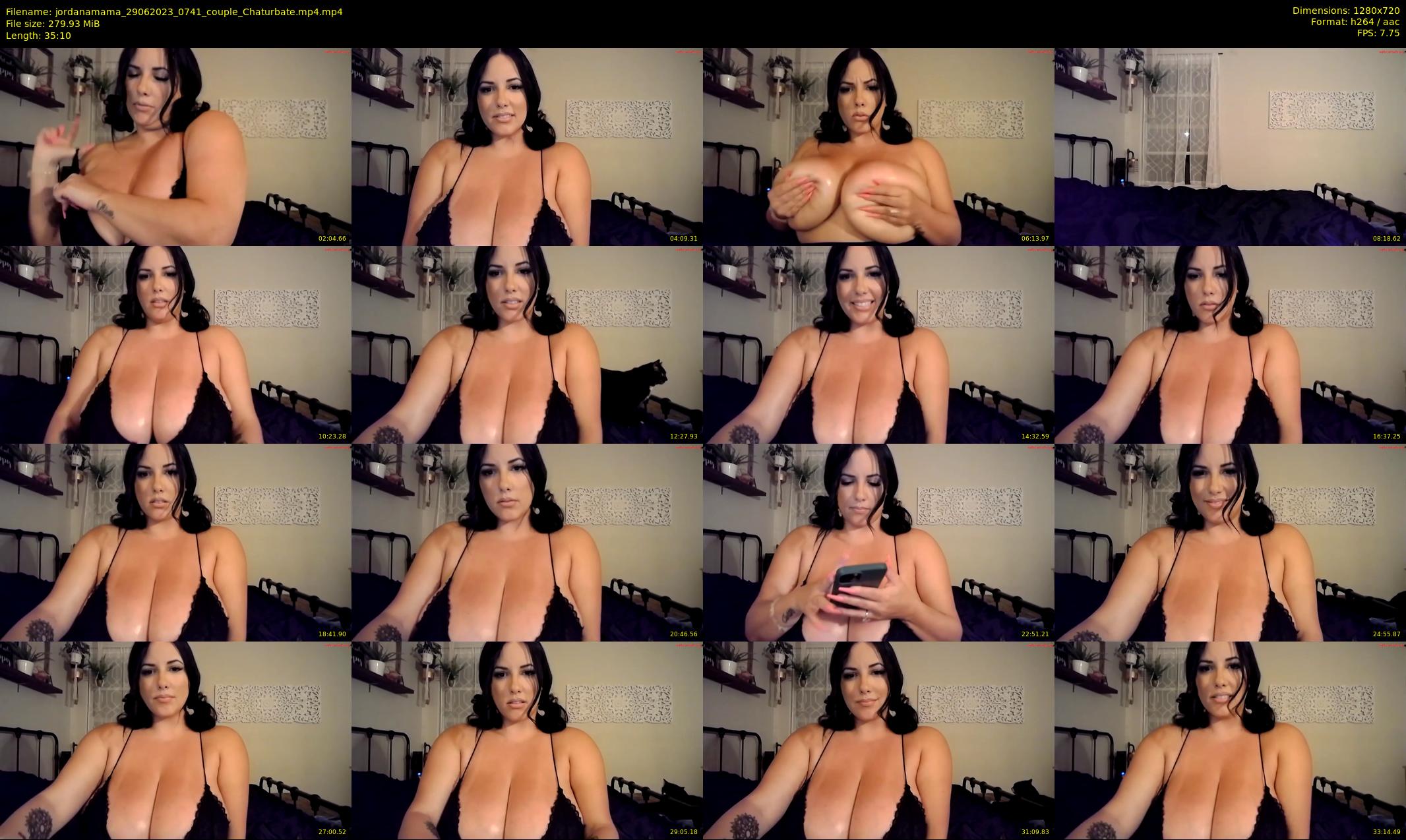 jordanamama — 36 minute Chaturbate couple cam show recording, 720p, Jun 29, 2023