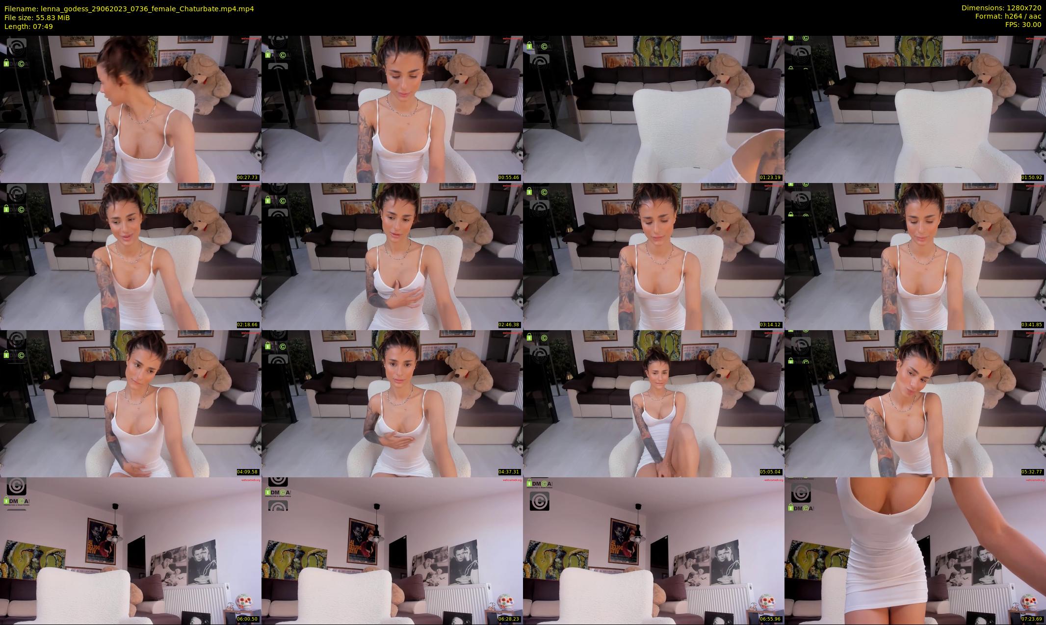 lenna_godess — 8 minute Chaturbate female cam show recording, 720p, Jun 29, 2023