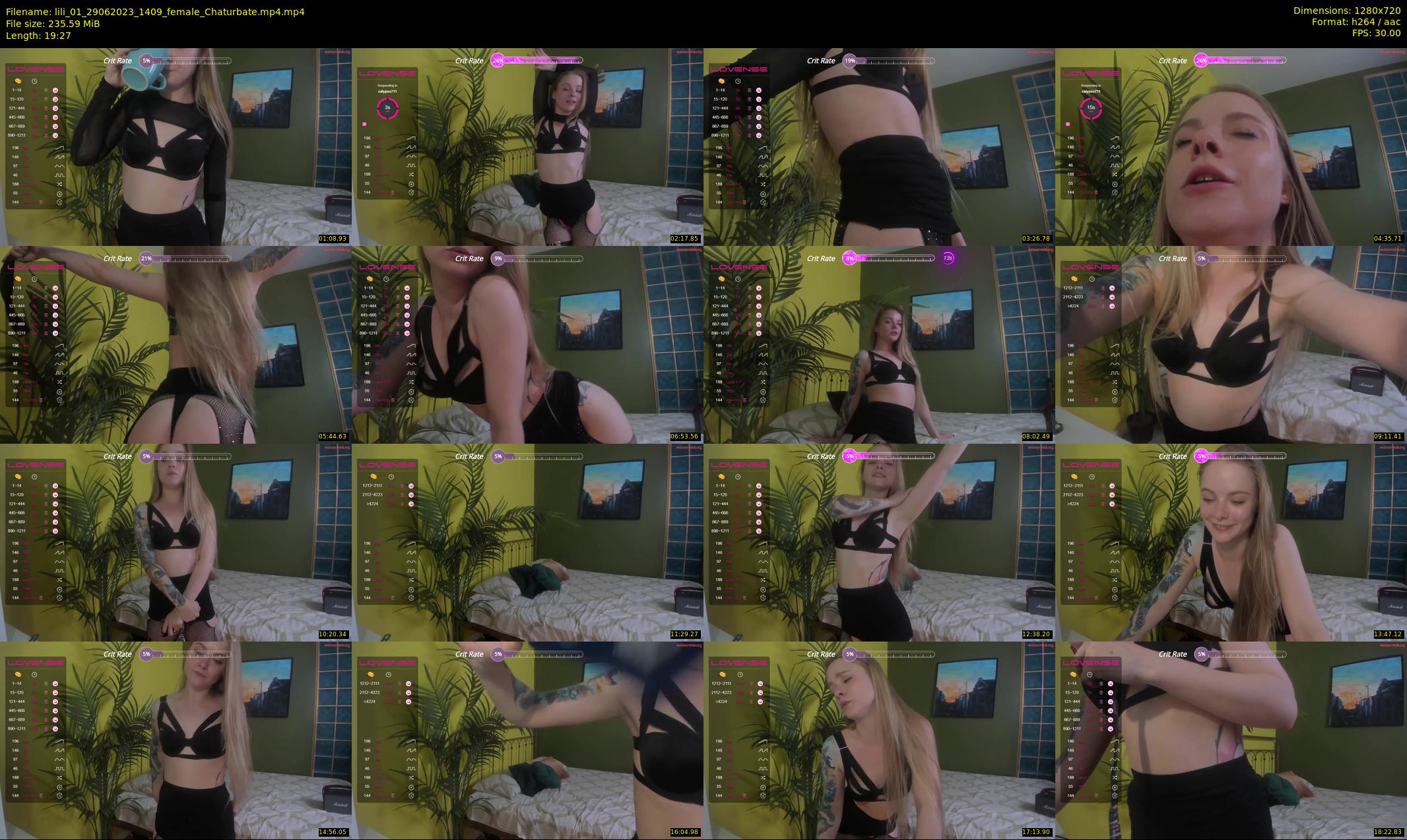 lili_01 — 20 minute Chaturbate female cam show recording, 720p, Jun 29, 2023