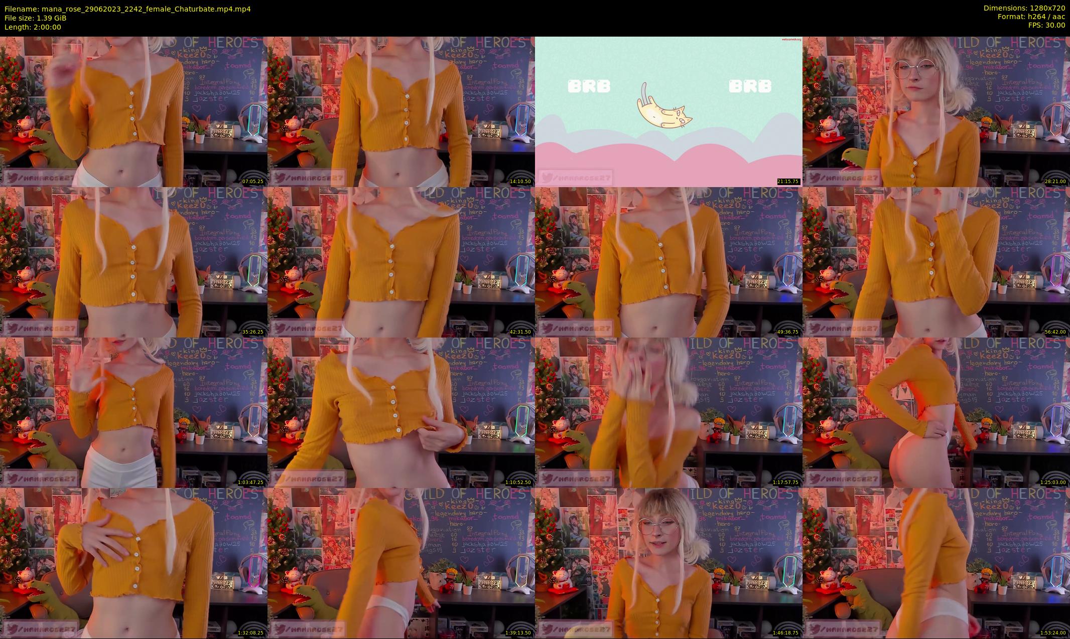 mana_rose — 120 minute Chaturbate female cam show recording, 720p, Jun 29, 2023