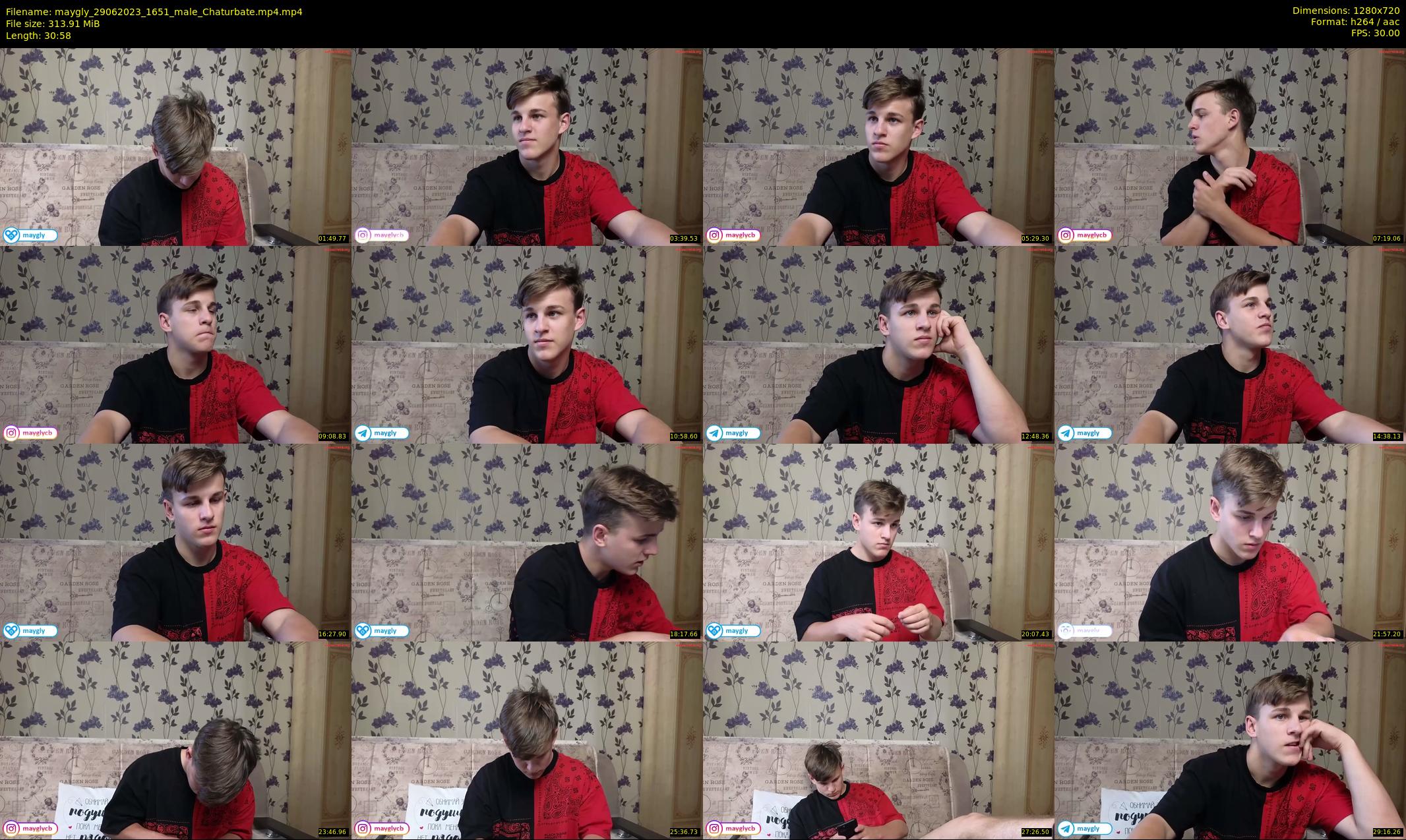 maygly — 31 minute Chaturbate male cam show recording, 720p, Jun 29, 2023