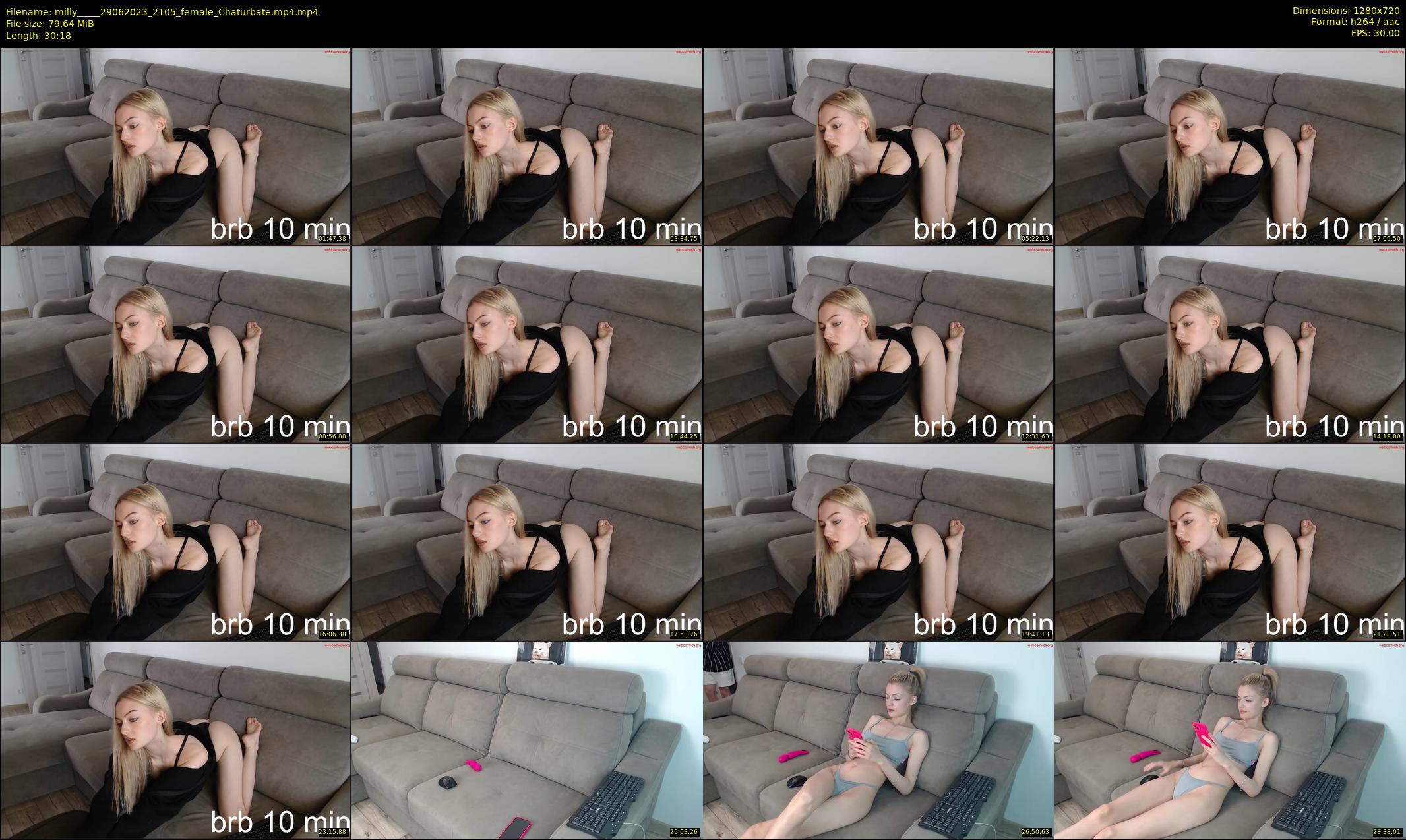 milly____ — 31 minute Chaturbate couple cam show recording, 720p, Jun 29, 2023