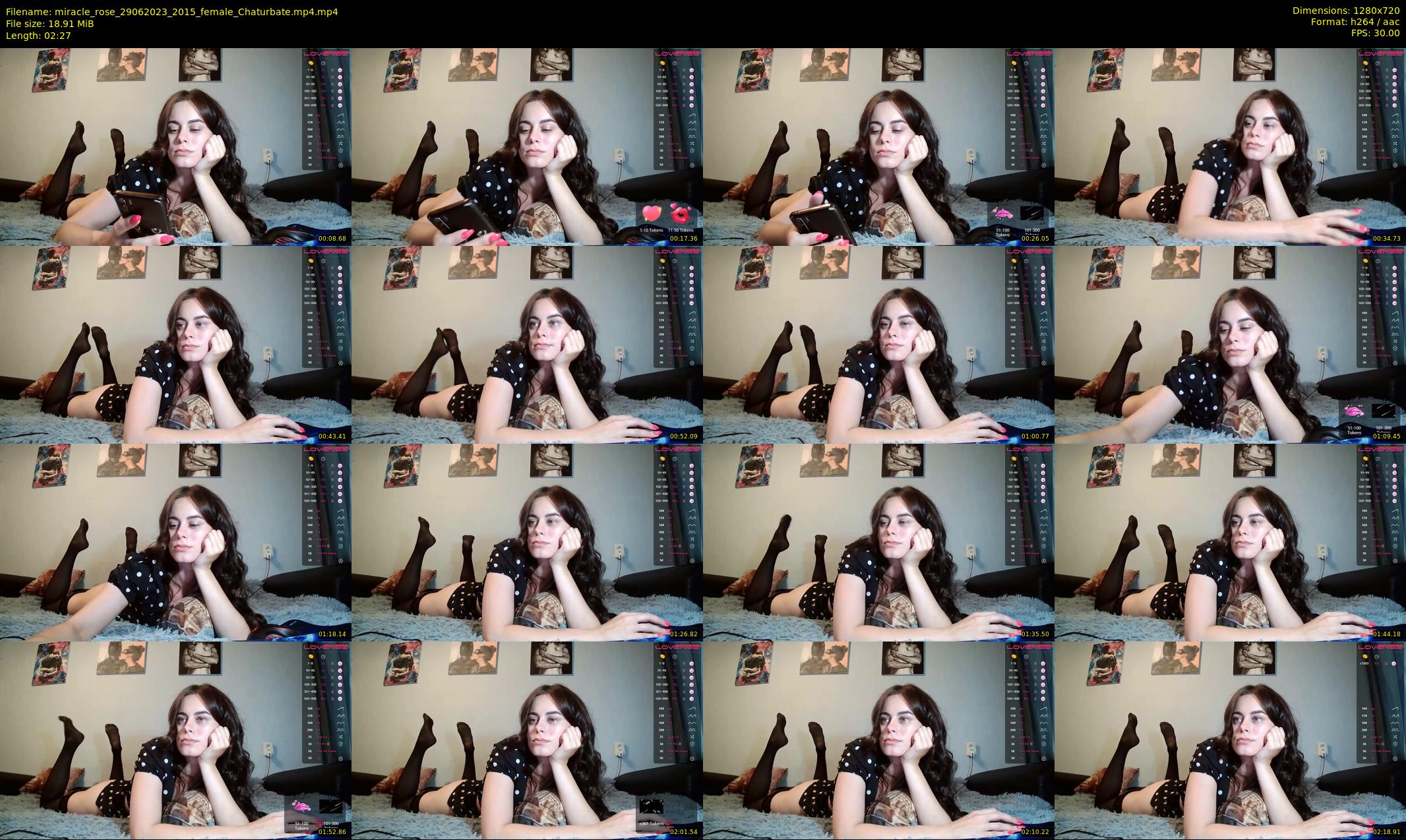 miracle_rose — 3 minute Chaturbate female cam show recording, 720p, Jun 29, 2023