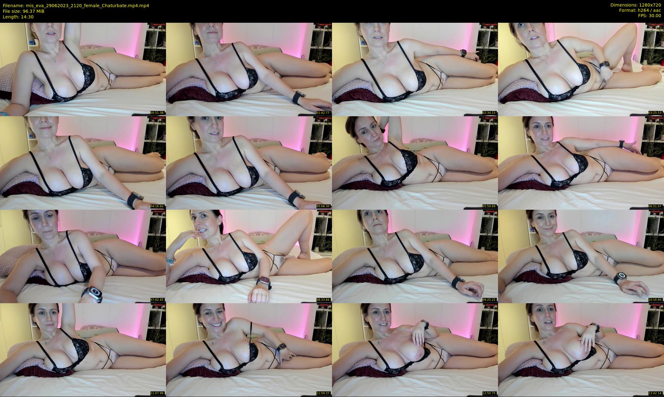 mis_eva — 15 minute Chaturbate female cam show recording, 720p, Jun 29, 2023