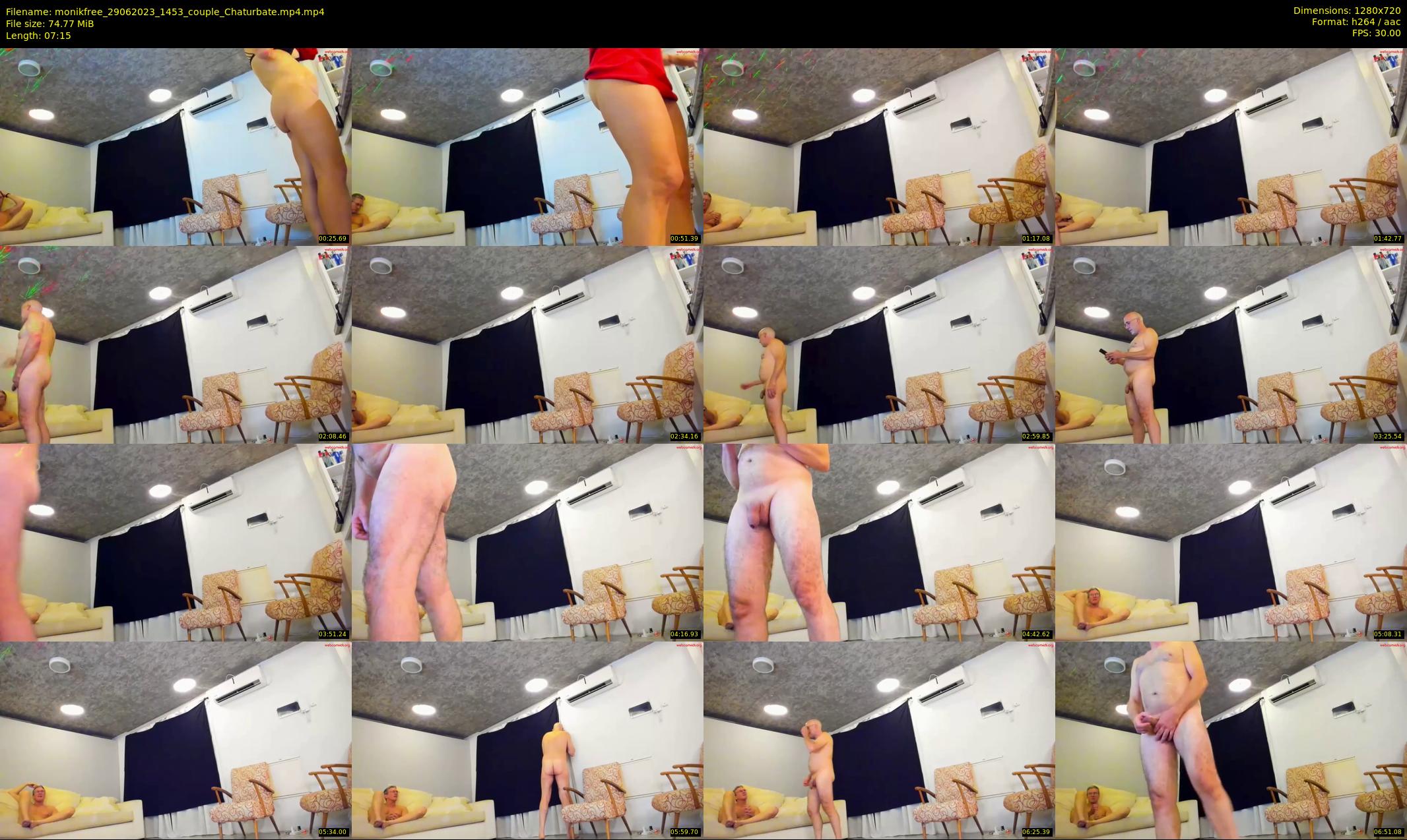 monikfree — 8 minute Chaturbate couple cam show recording, 720p, Jun 29, 2023