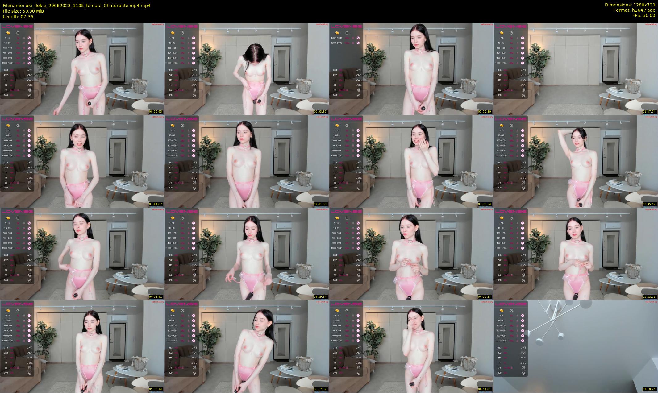 oki_dokie — 8 minute Chaturbate female cam show recording, 720p, Jun 29, 2023