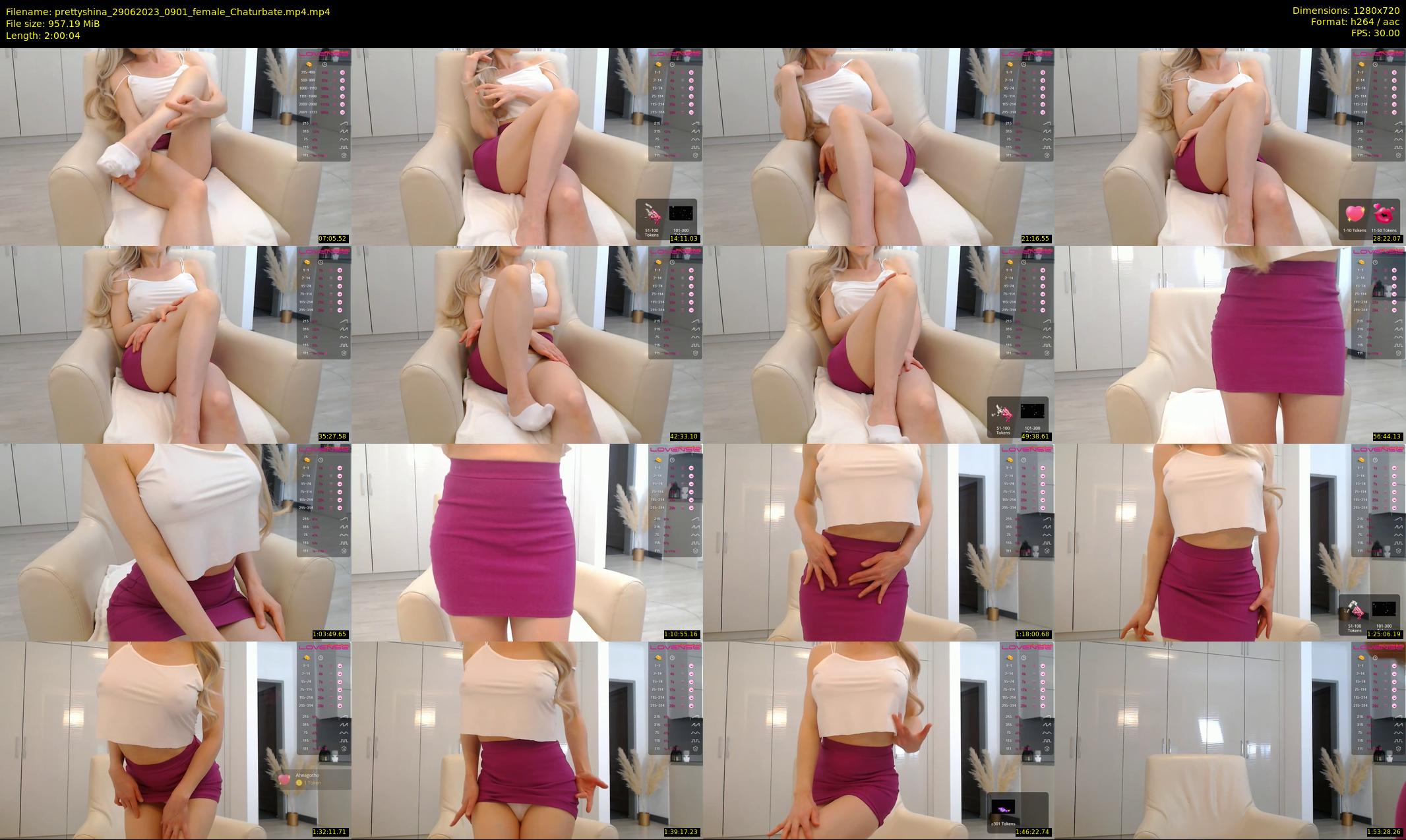 prettyshina — 121 minute Chaturbate female cam show recording, 720p, Jun 29, 2023