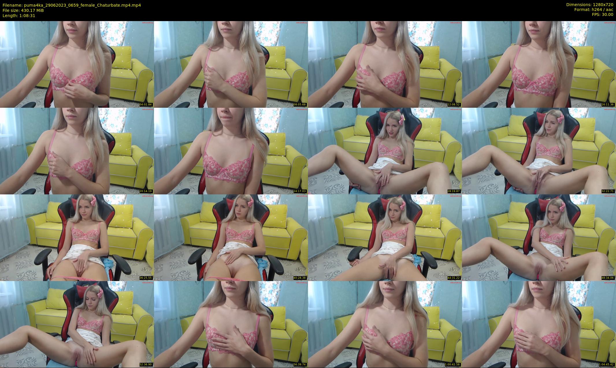 puma4ka — 69 minute Chaturbate female cam show recording, 720p, Jun 29, 2023